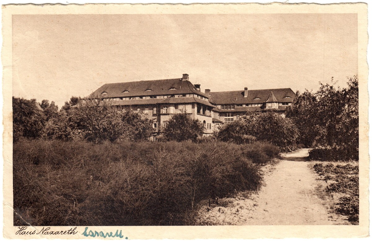 Teltow, Evangelisches Diakonissenhaus, Haus Nazareth um 1941  (s/w) (Heimatmuseum Stadt Teltow CC BY-NC-SA)