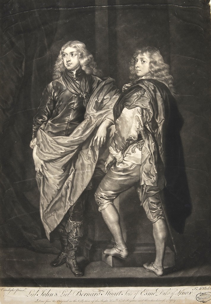 Lord John & Lord Bernard Stuart. (Stiftung Wredowsche Zeichenschule Brandenburg/Havel CC BY-NC-SA)
