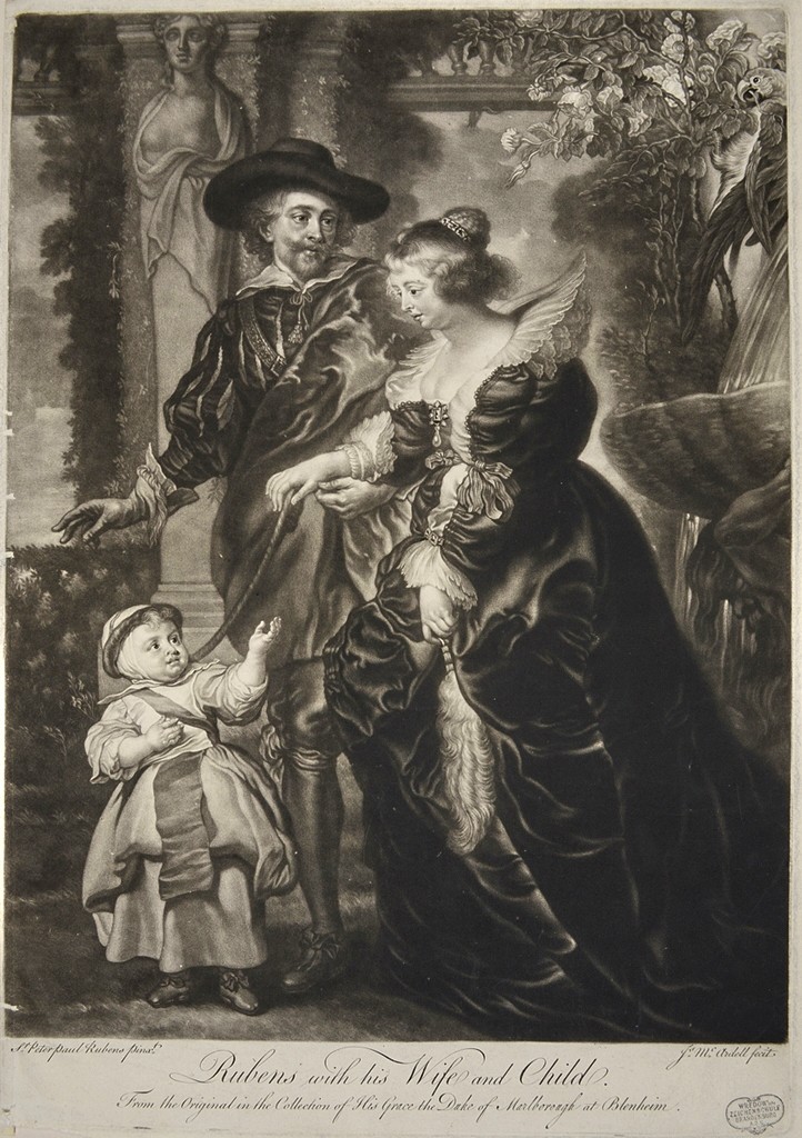 Rubens with his Wife and Child (Stiftung Wredowsche Zeichenschule Brandenburg/Havel CC BY-NC-SA)