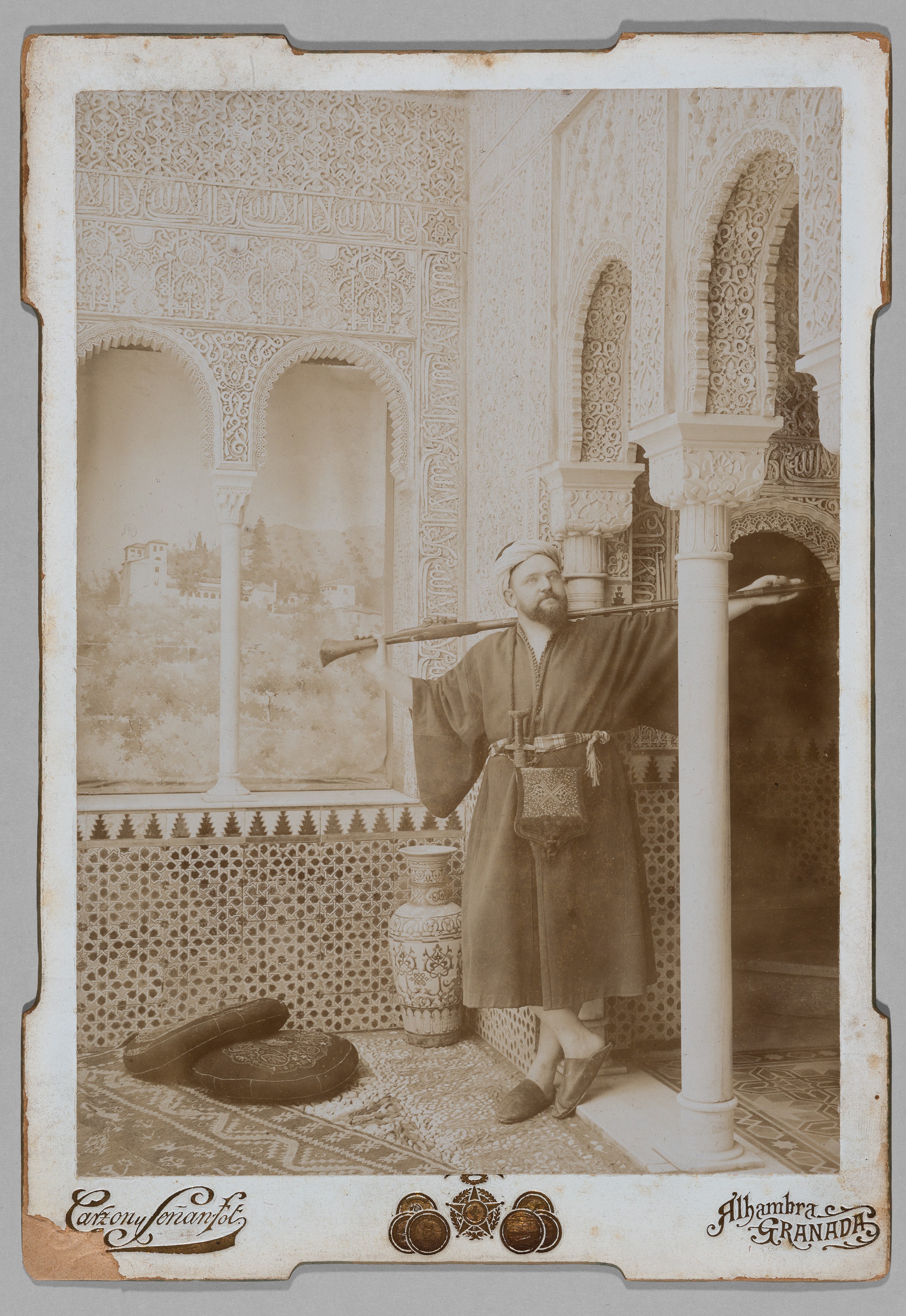 Wilhelm Gentz in der Alhambra (Museum Neuruppin CC BY-NC-SA)
