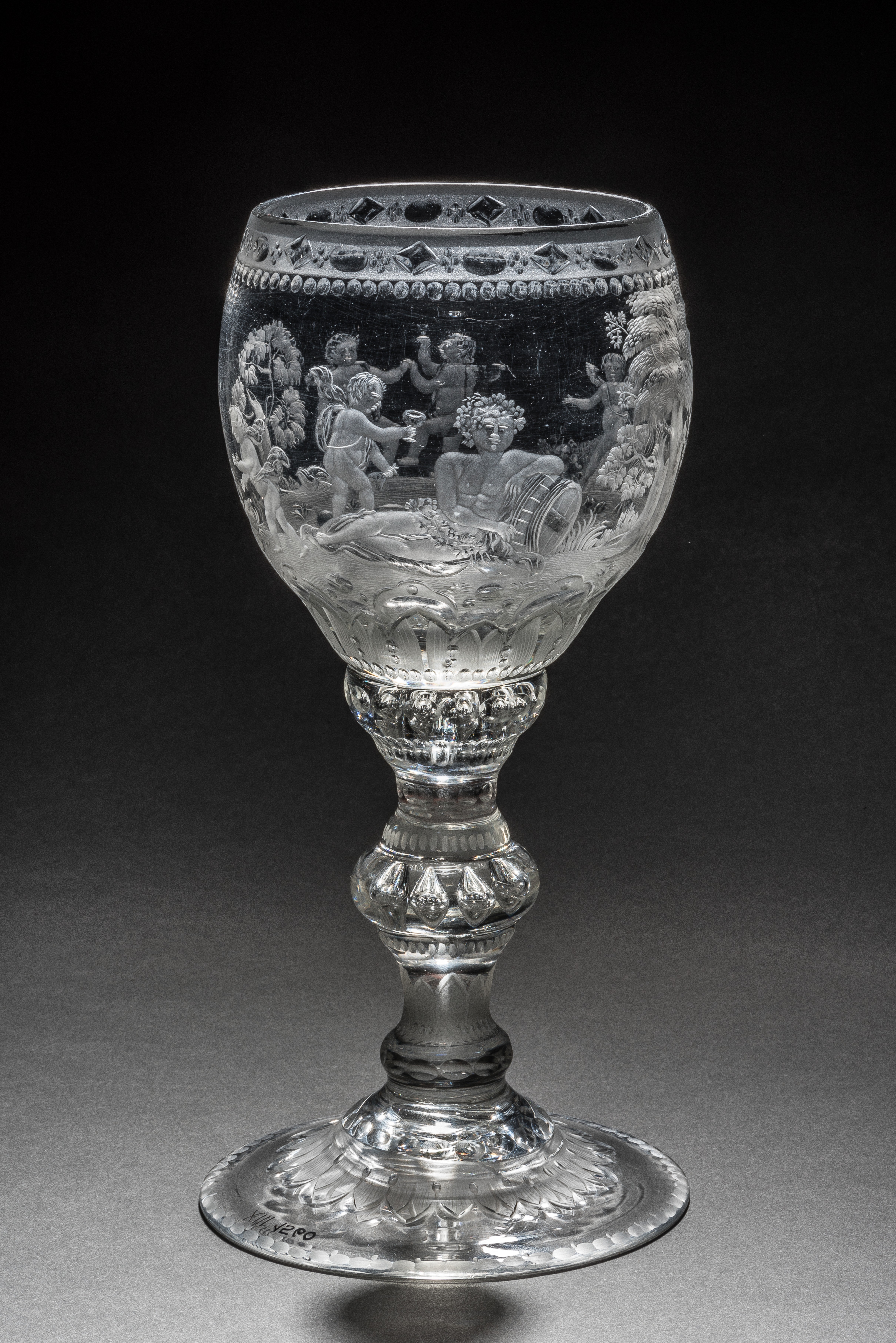 Bauchiger Pokal mit Diana und Bacchus, XIII 1560. (Stiftung Preußische Schlösser und Gärten Berlin-Brandenburg CC BY-NC-SA)