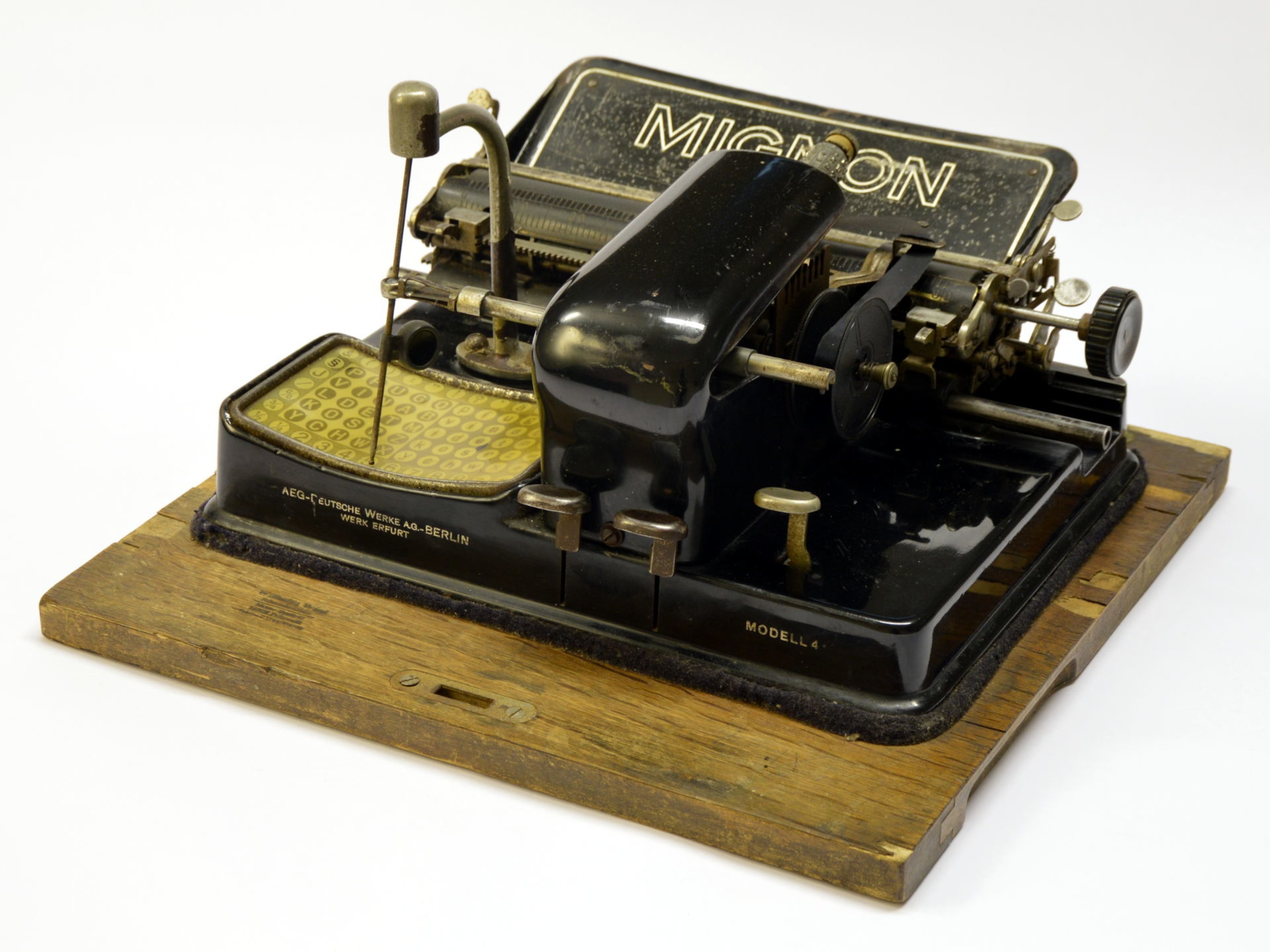 Schreibmaschine Mignon (Museumsfabrik Pritzwalk CC BY-NC-SA)
