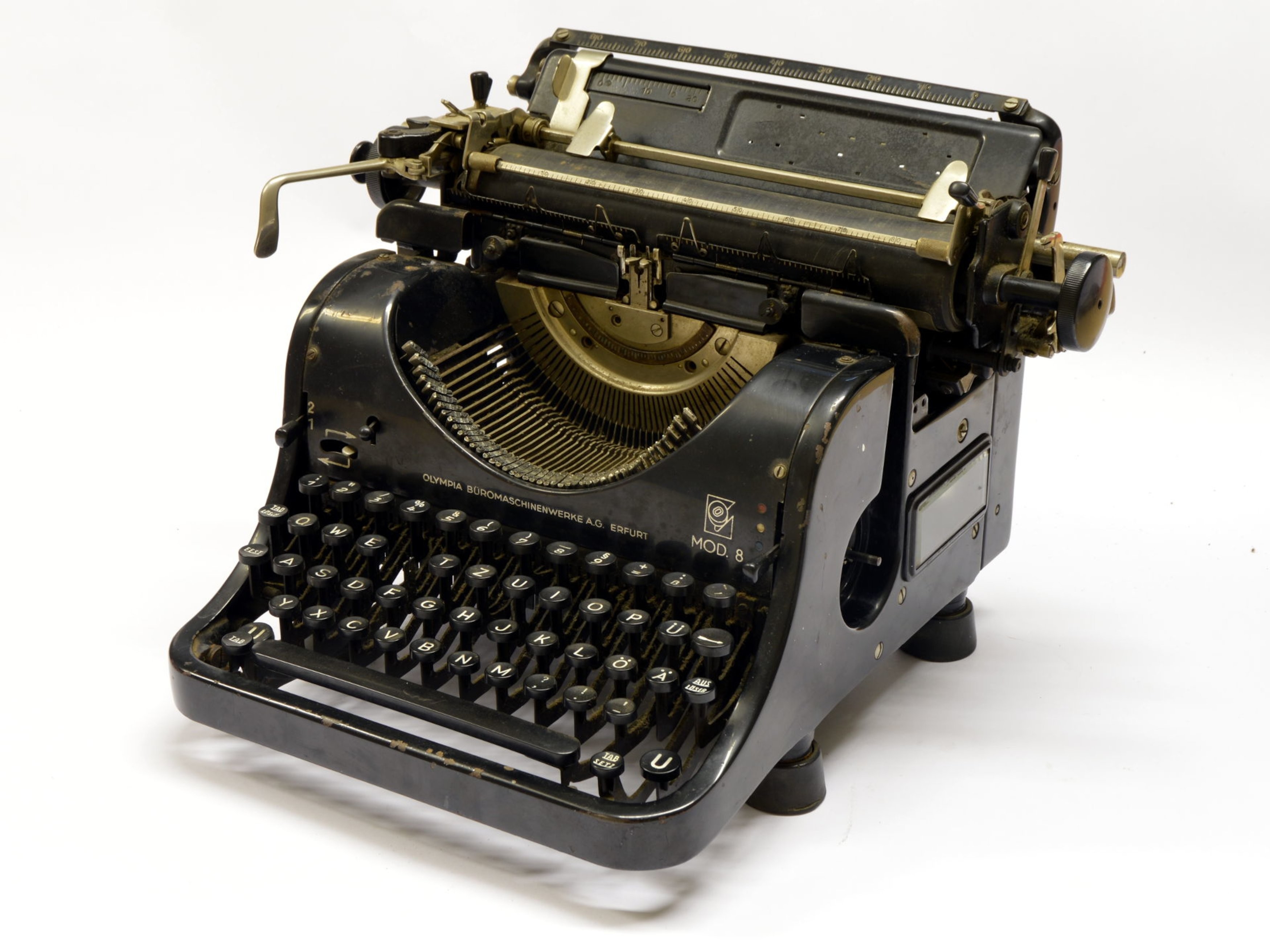 Schreibmaschine Olympia (Museumsfabrik Pritzwalk CC BY-NC-SA)