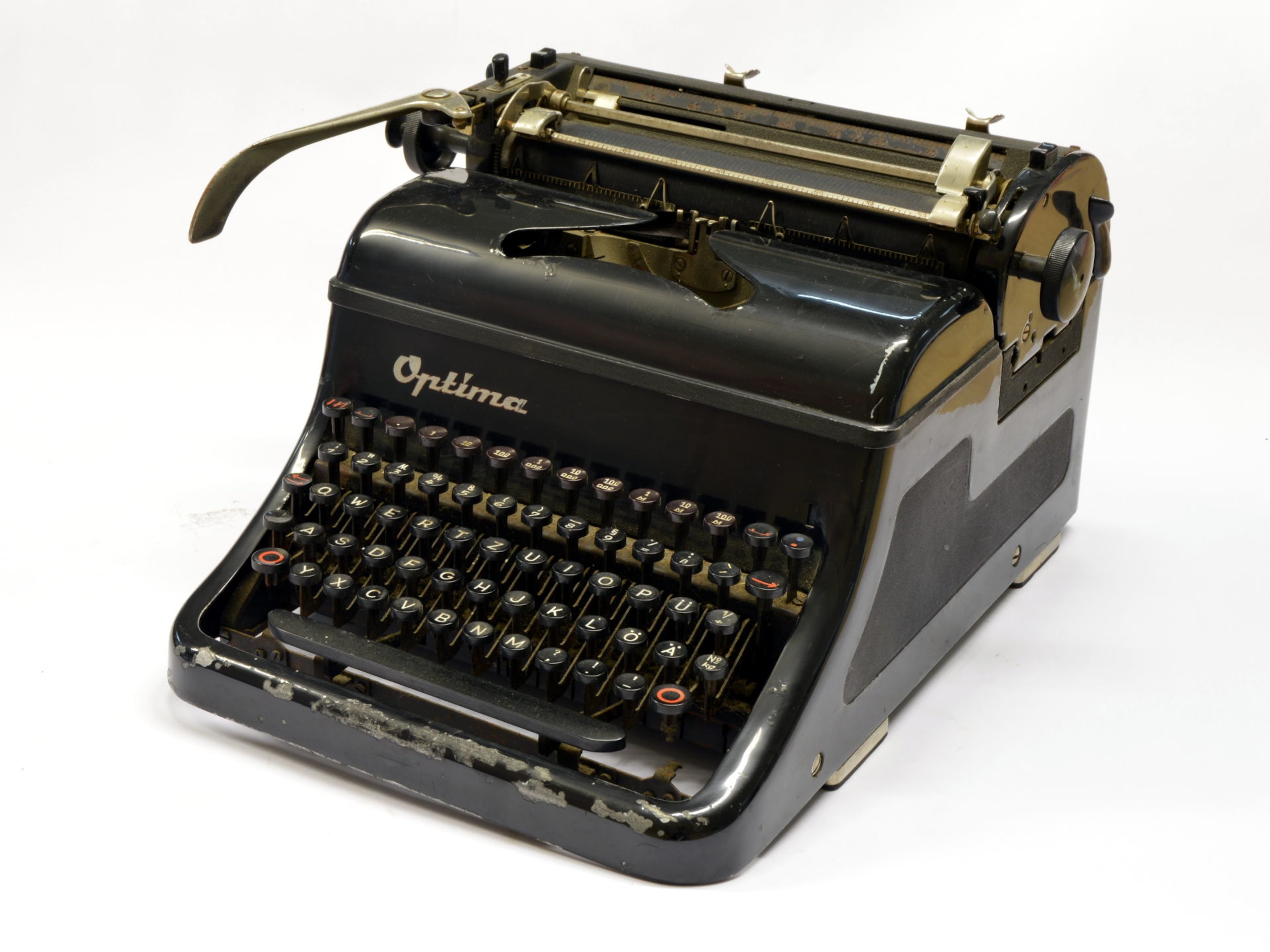 Schreibmaschine Optima M10 (Museumsfabrik Pritzwalk CC BY-NC-SA)