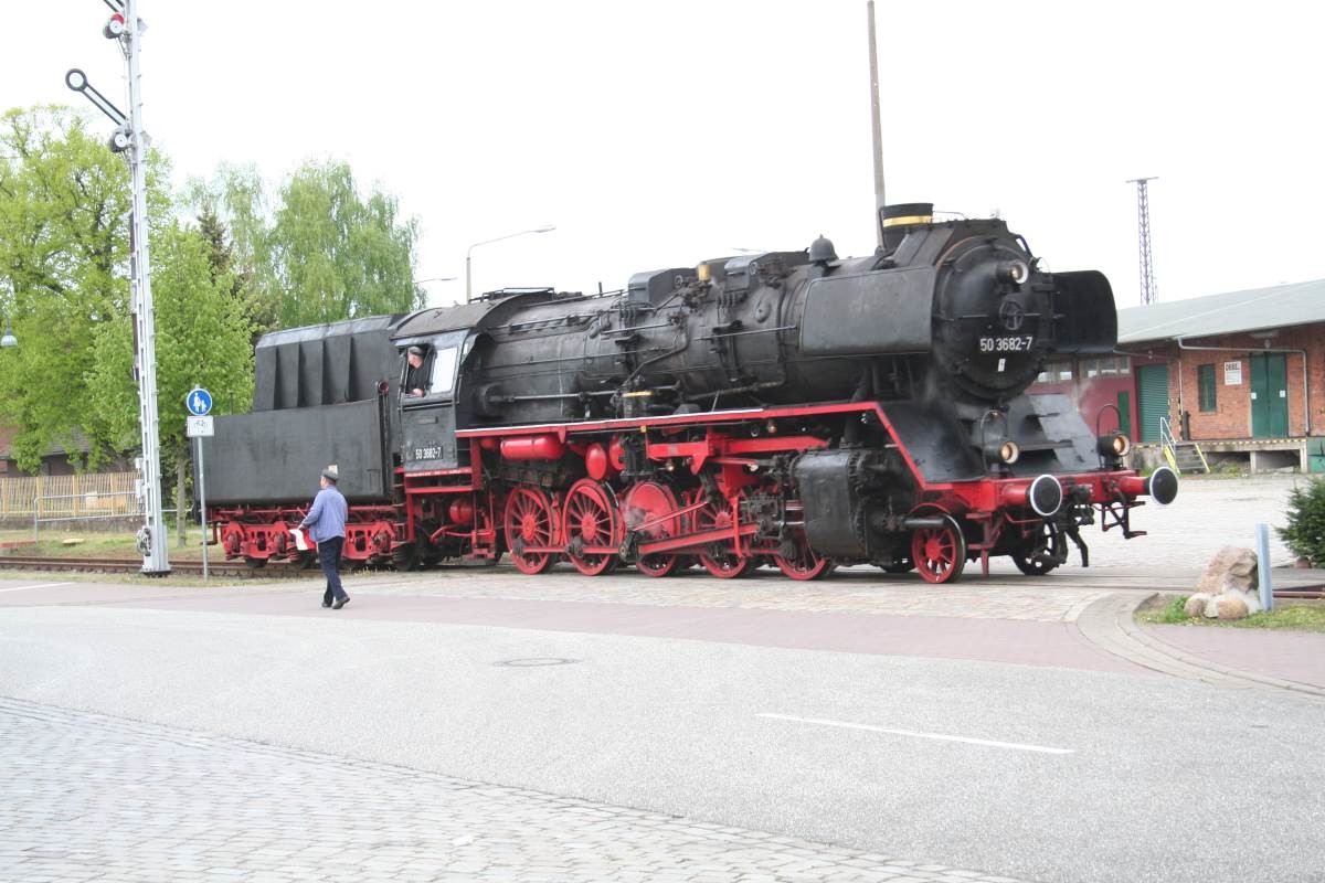 Dampflokomotive 50 3682-7 (Historischer Lokschuppen Wittenberge RR-F)