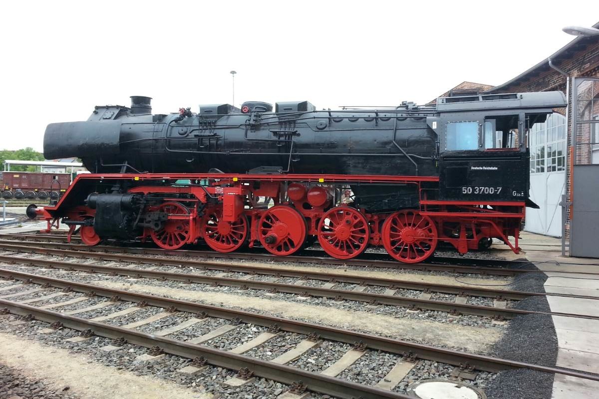 Dampflokomotive 50 3700-7 (Historischer Lokschuppen Wittenberge RR-F)