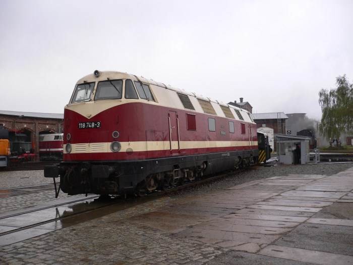 Diesellokomotive 118 748-3 (Historischer Lokschuppen Wittenberge RR-F)