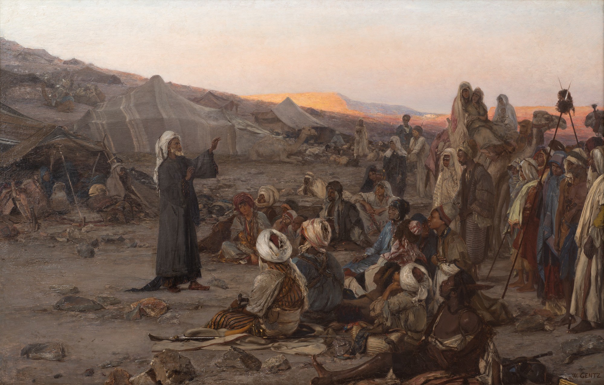 "Prediger in der Wüste" (Private Leihgabe, Museum Neuruppin CC0)