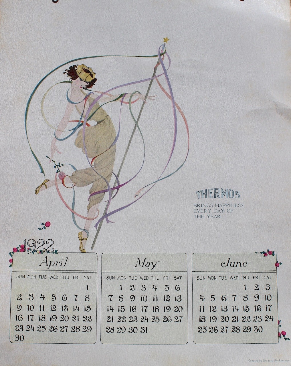 Thermos Kalender (Museum Baruther Glashütte CC BY-NC-SA)