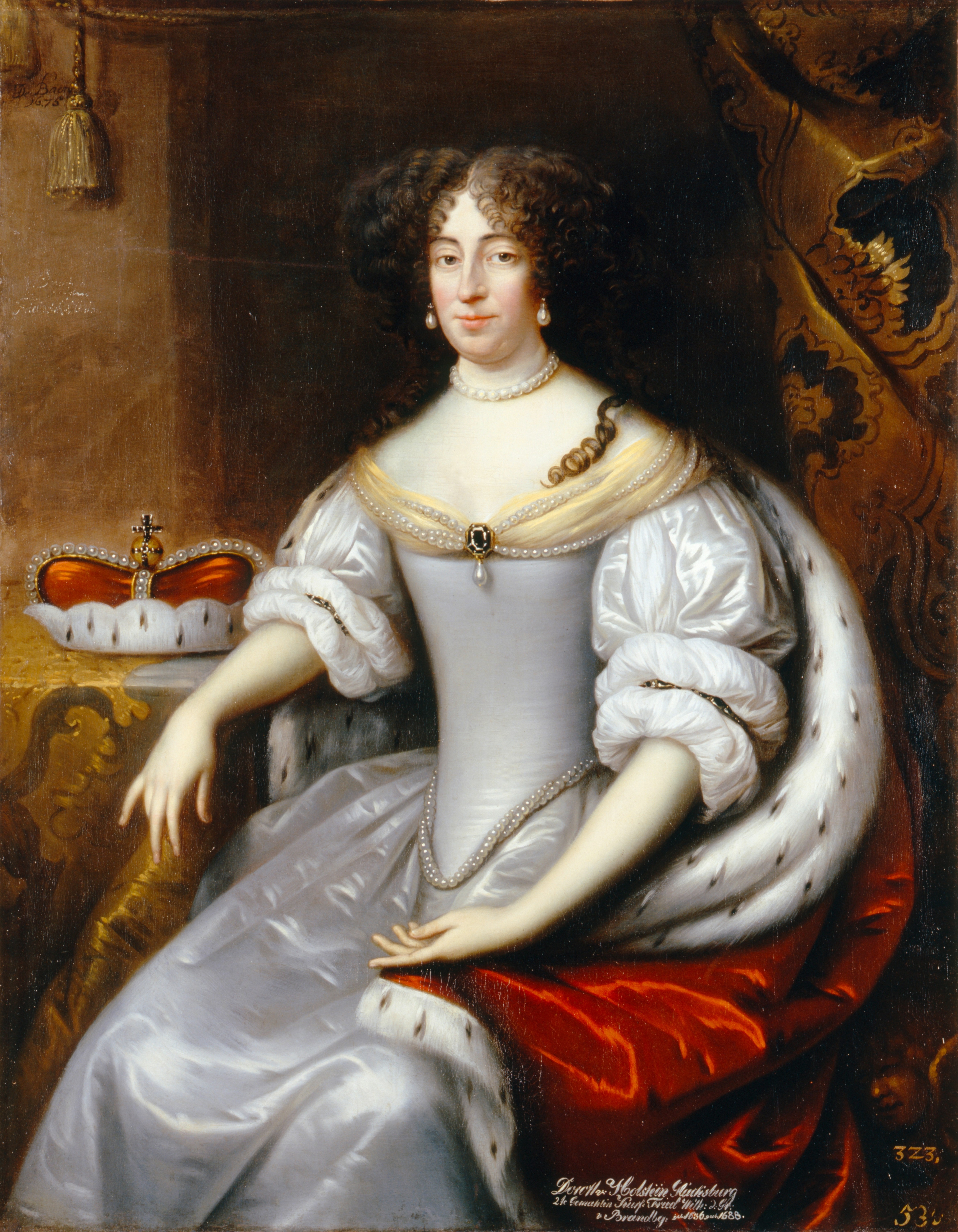 Baen, Jan de: Kurfürstin Dorothea von Brandenburg, 1675, GK I 3008. (Stiftung Preußische Schlösser und Gärten Berlin-Brandenburg CC BY-NC-SA)