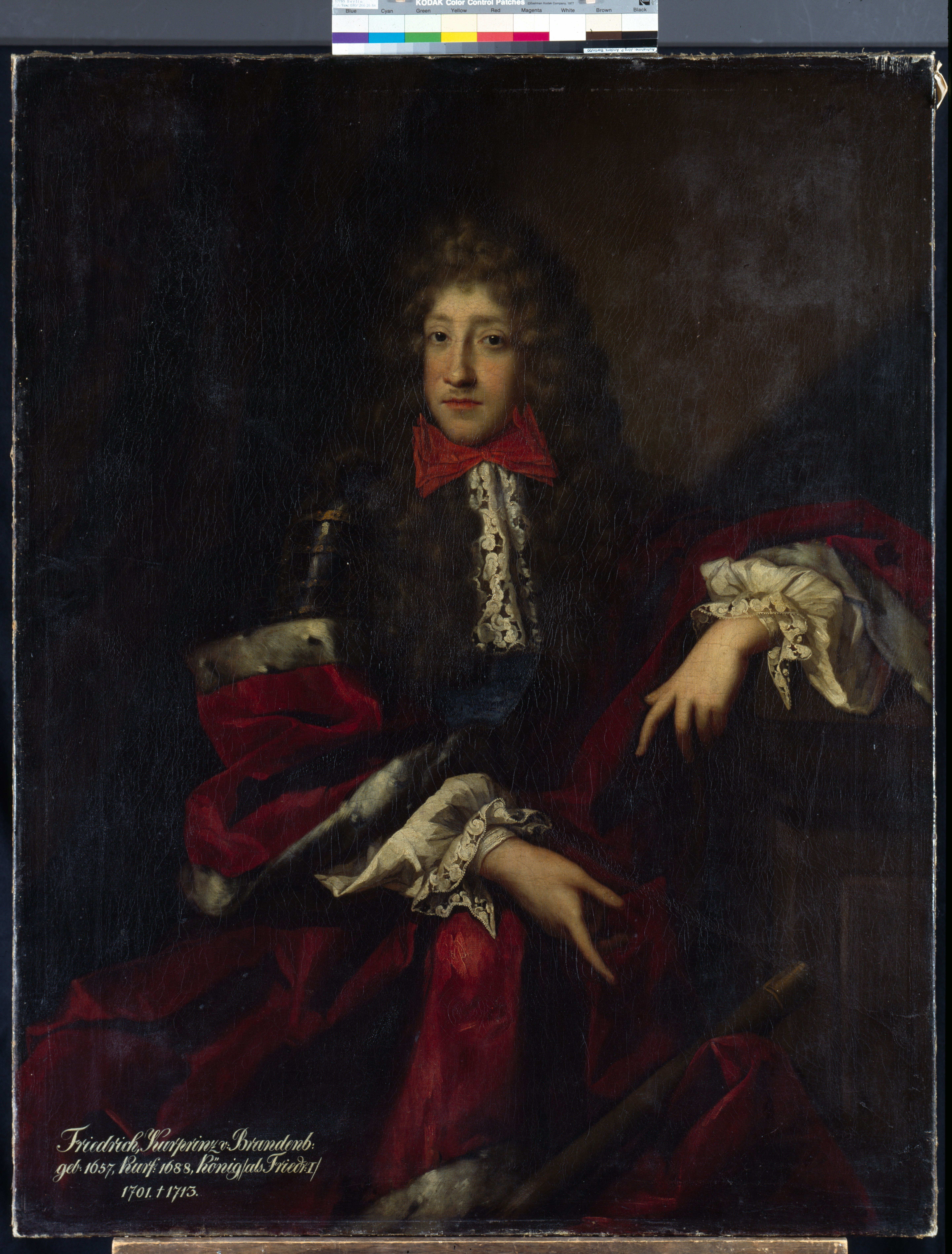 Clerck, Adam de (?): Friedrich III. (I.) (1657-1713) als Kurprinz, um 1685, GK I 1039. (Stiftung Preußische Schlösser und Gärten Berlin-Brandenburg CC BY-NC-SA)