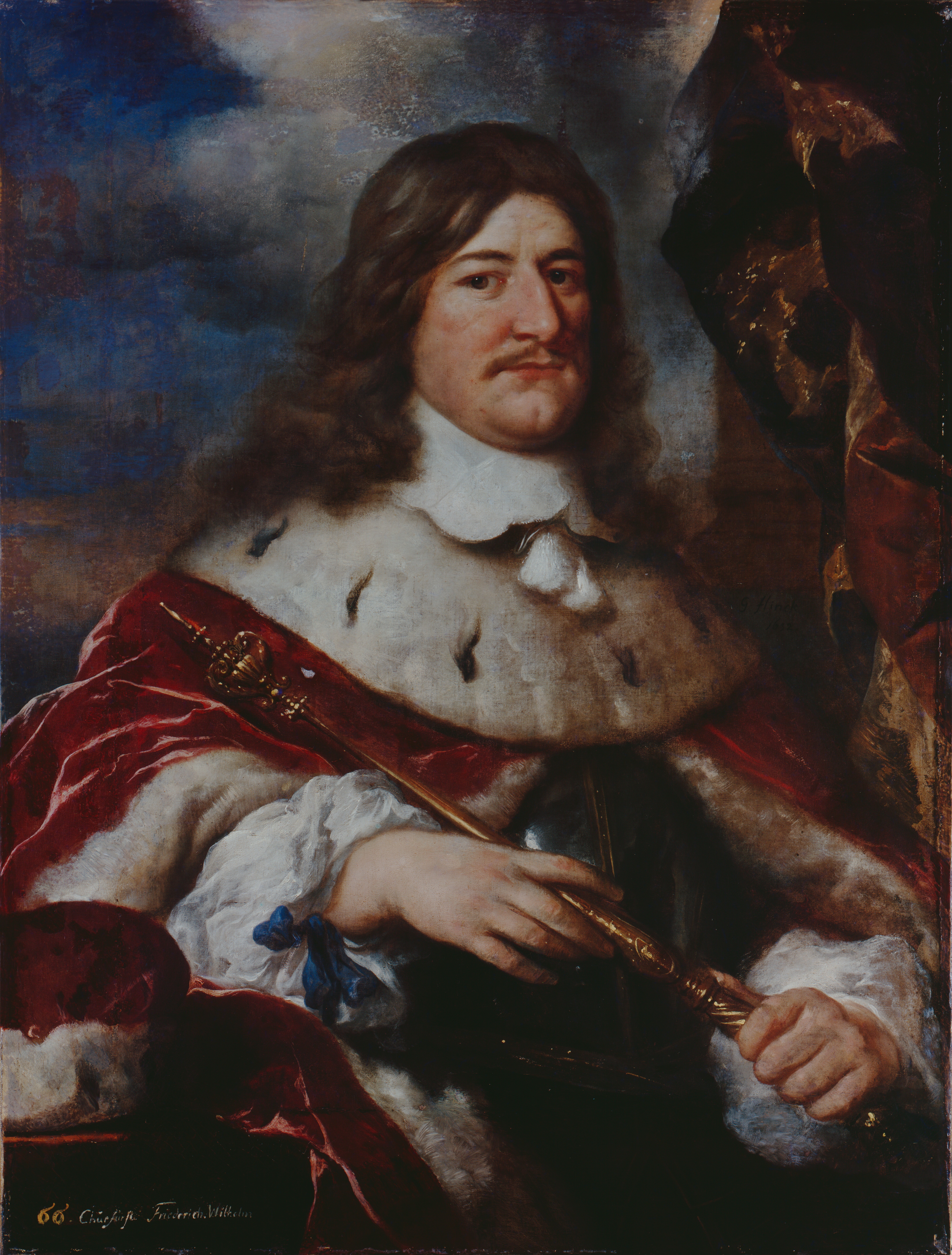 Flinck, Govaert: Kurfürst Friedrich Wilhelm, 1652, GK I 997. (Stiftung Preußische Schlösser und Gärten Berlin-Brandenburg CC BY-NC-SA)