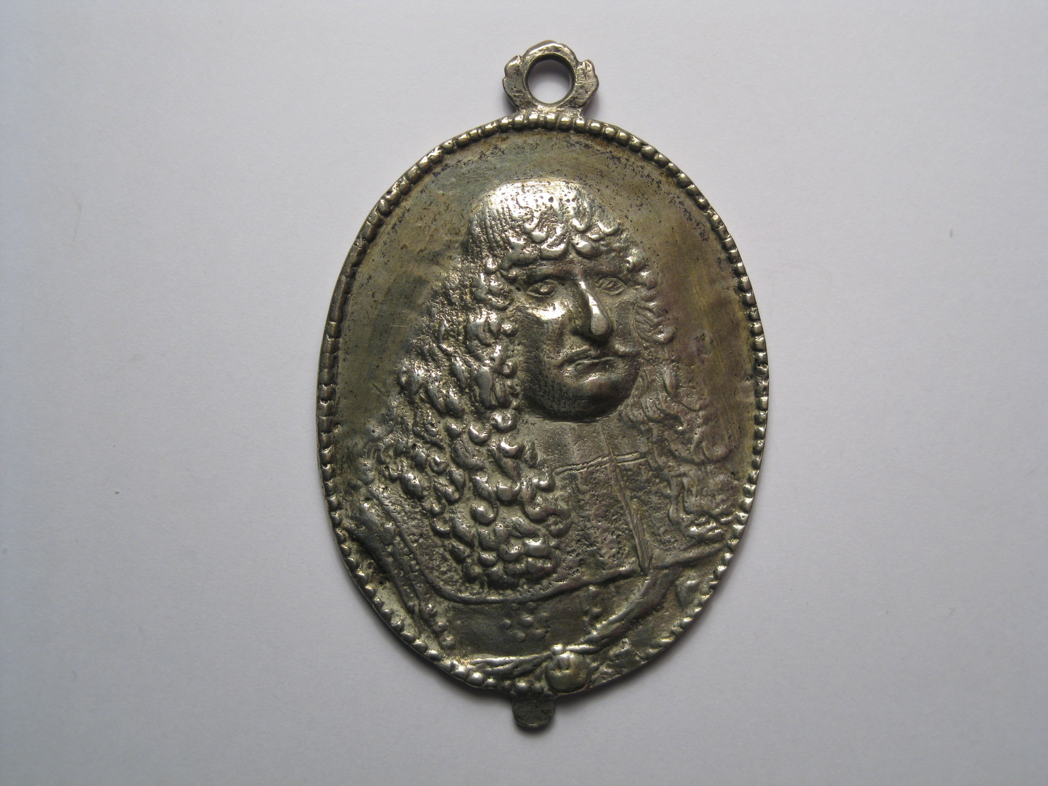Medaille, Kurfürstentum Mark Brandenburg, Kurfürst Friedrich Wilhelm (1640-1688), o. J. (nach 1668), X 3801, Vs. (Stiftung Preußische Schlösser und Gärten Berlin-Brandenburg CC BY-NC-SA)