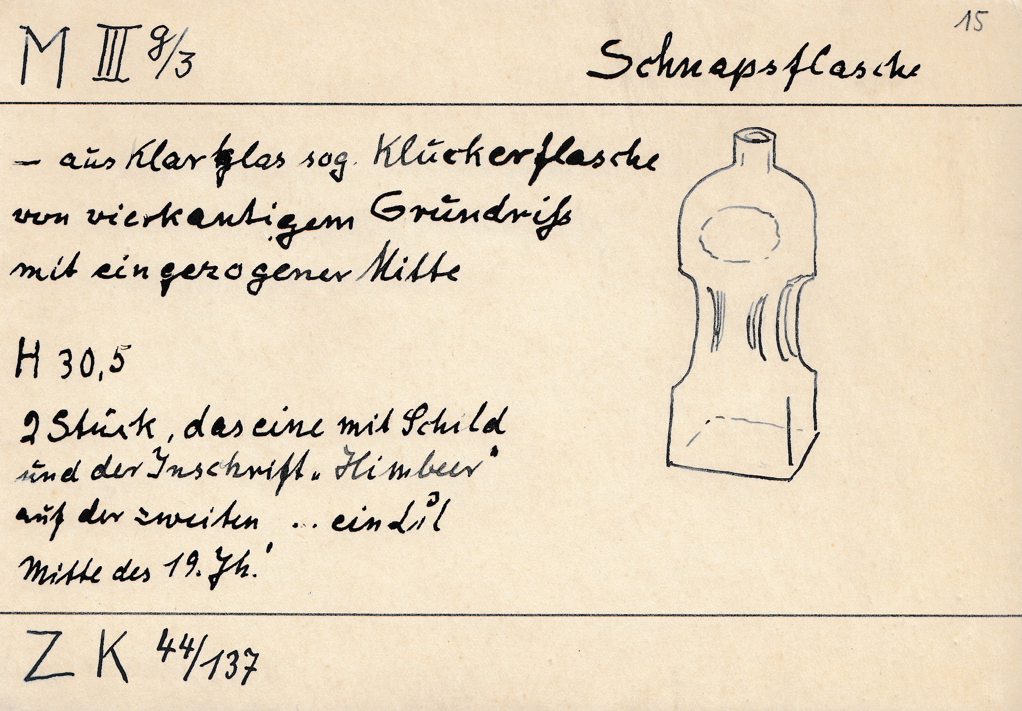 15: Flasche (Albert-Heyde-Stiftung CC BY-NC-SA)