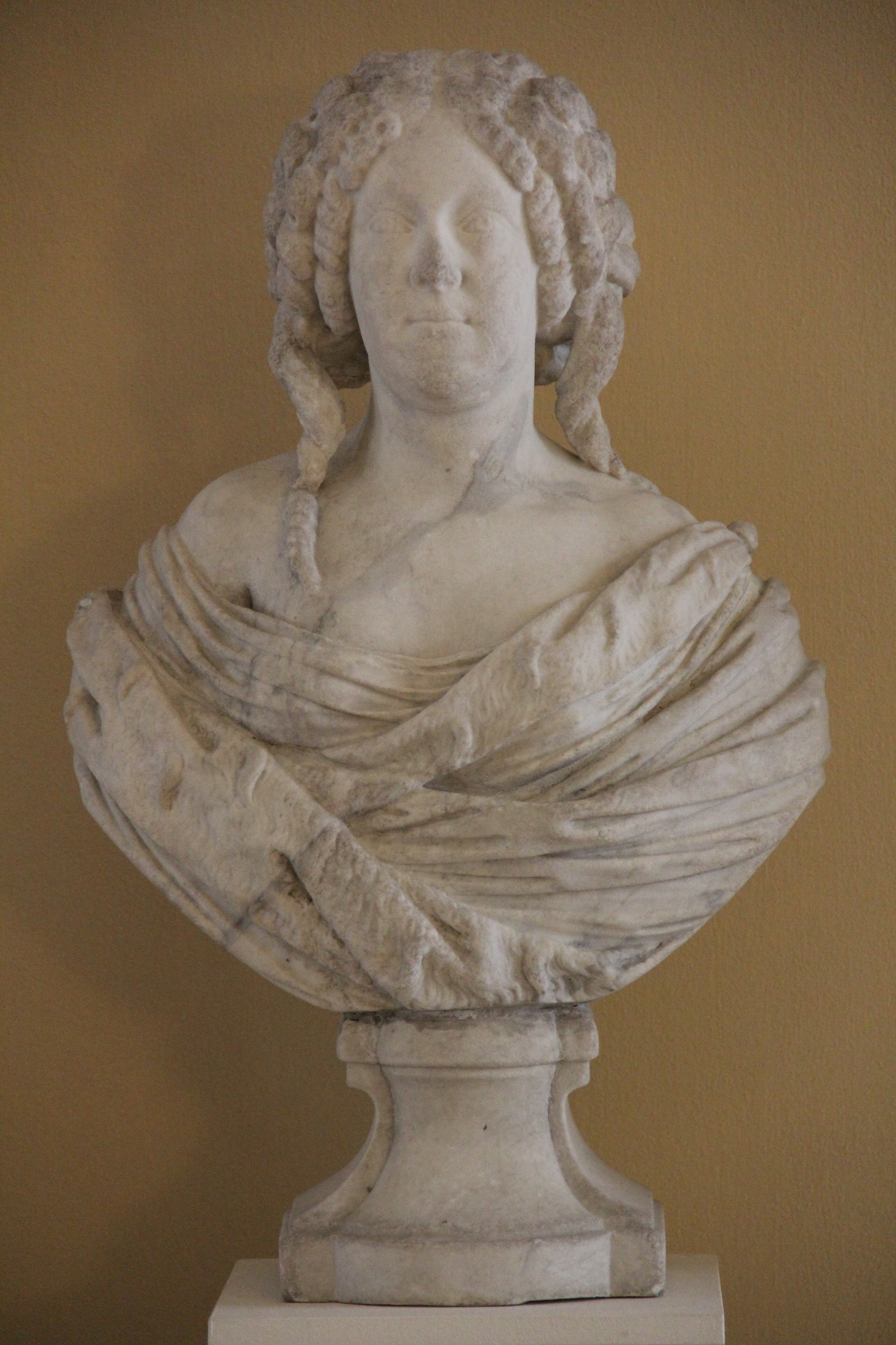 Dusart, François: Maria Henrietta Stuart, Skulpt.slg. 263. (Stiftung Preußische Schlösser und Gärten Berlin-Brandenburg CC BY-NC-SA)