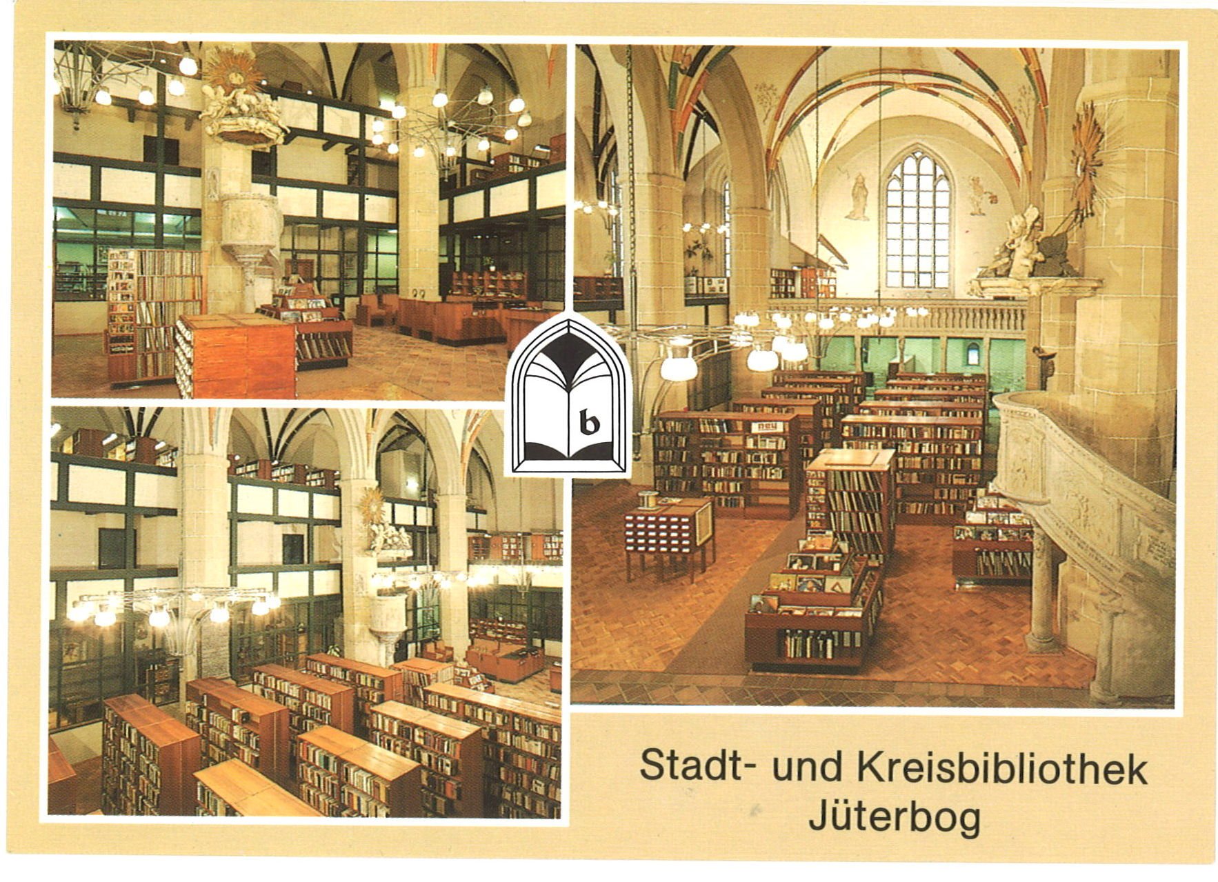 Postkarte Mönchenkirche (Museum im Mönchenkloster Jüterbog CC BY-NC-SA)