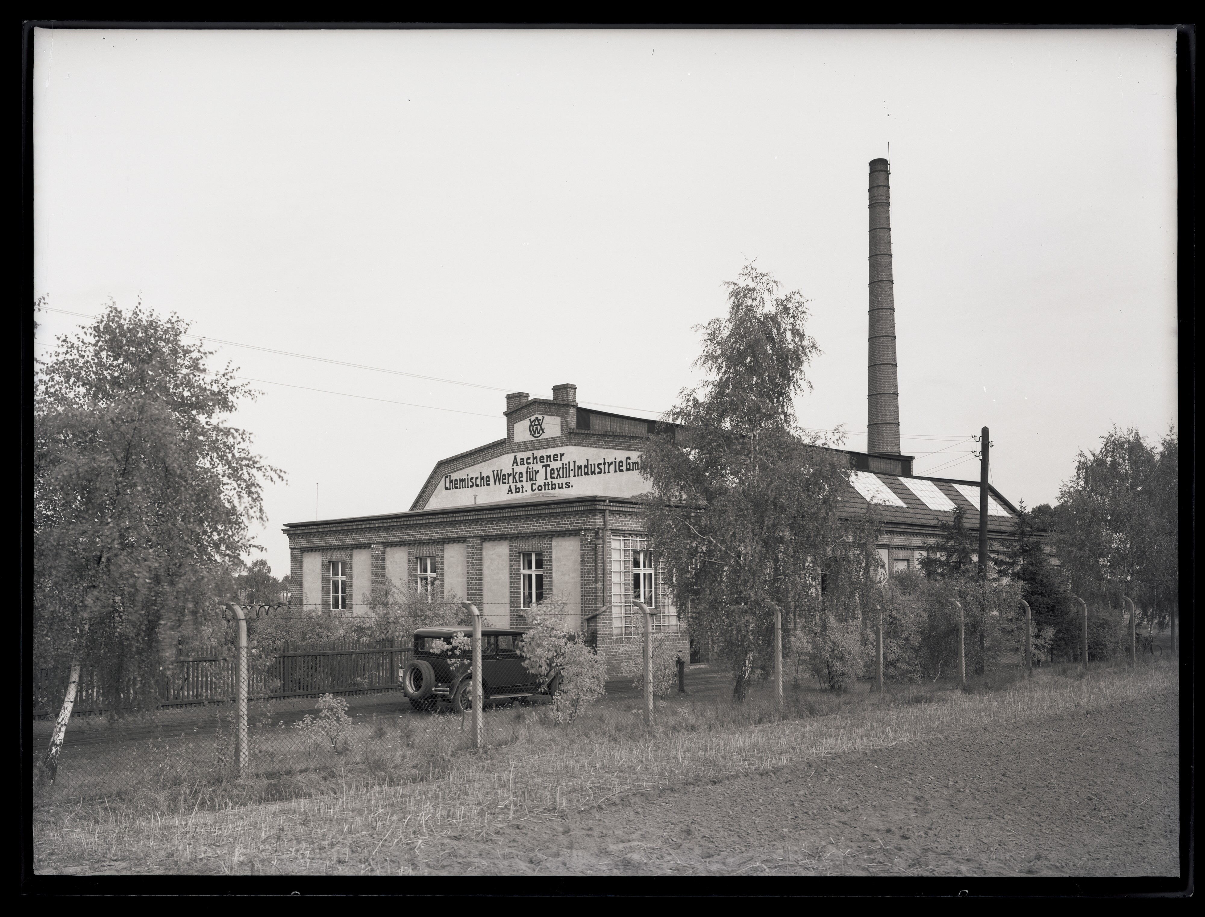 "Aachener Chemische Werke für Textil-Industrie G.m.b.H.", Abteilung Cottbus, Peitzer Straße 31 (Stadtmuseum Cottbus CC BY-NC-SA)