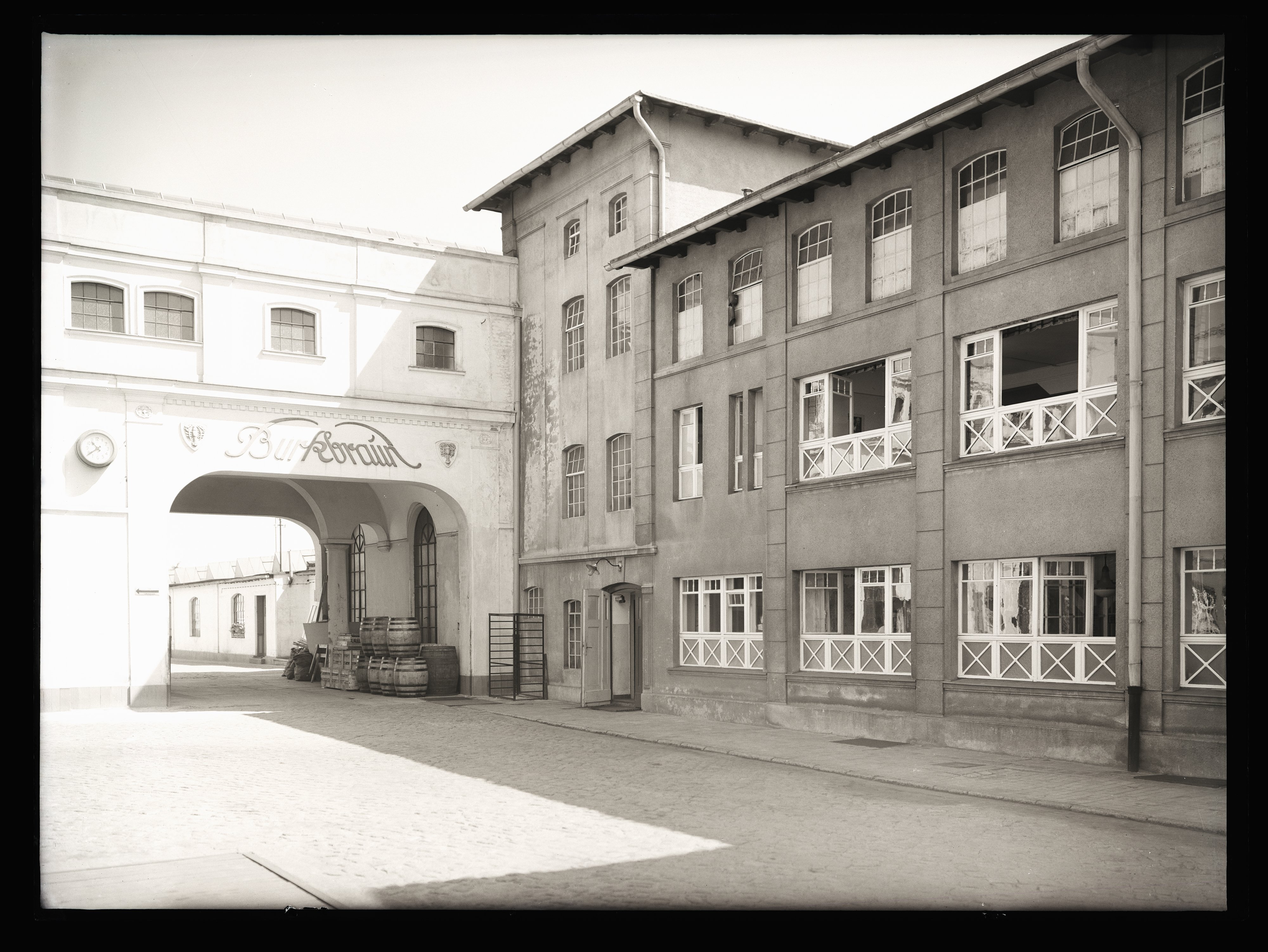 Burk & Braun, Kakao- und Schokoladenfabrik - Werkshof (Stadtmuseum Cottbus CC BY-NC-SA)