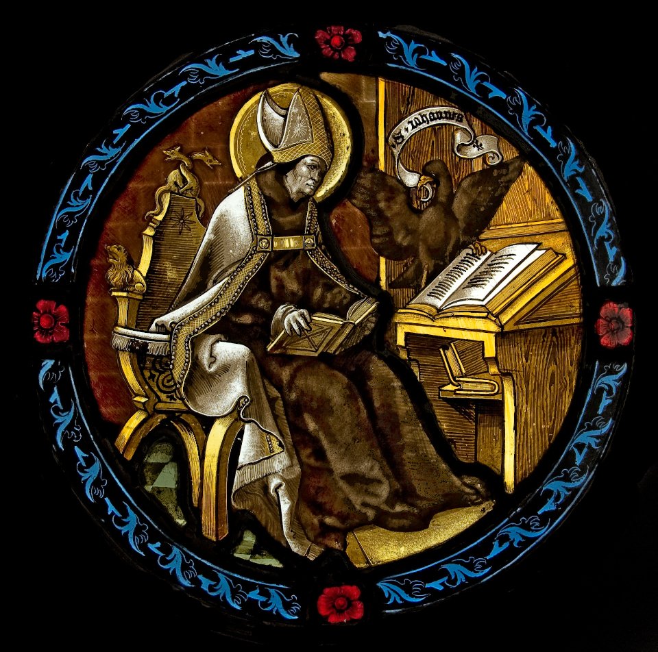 Hl. Augustinus mit dem Symbol des Evangelisten Johannes, dem Adler (CVMA Deutschland Potsdam/Berlin-Brandenburgische Akademie der Wissenschaften CC BY-NC)