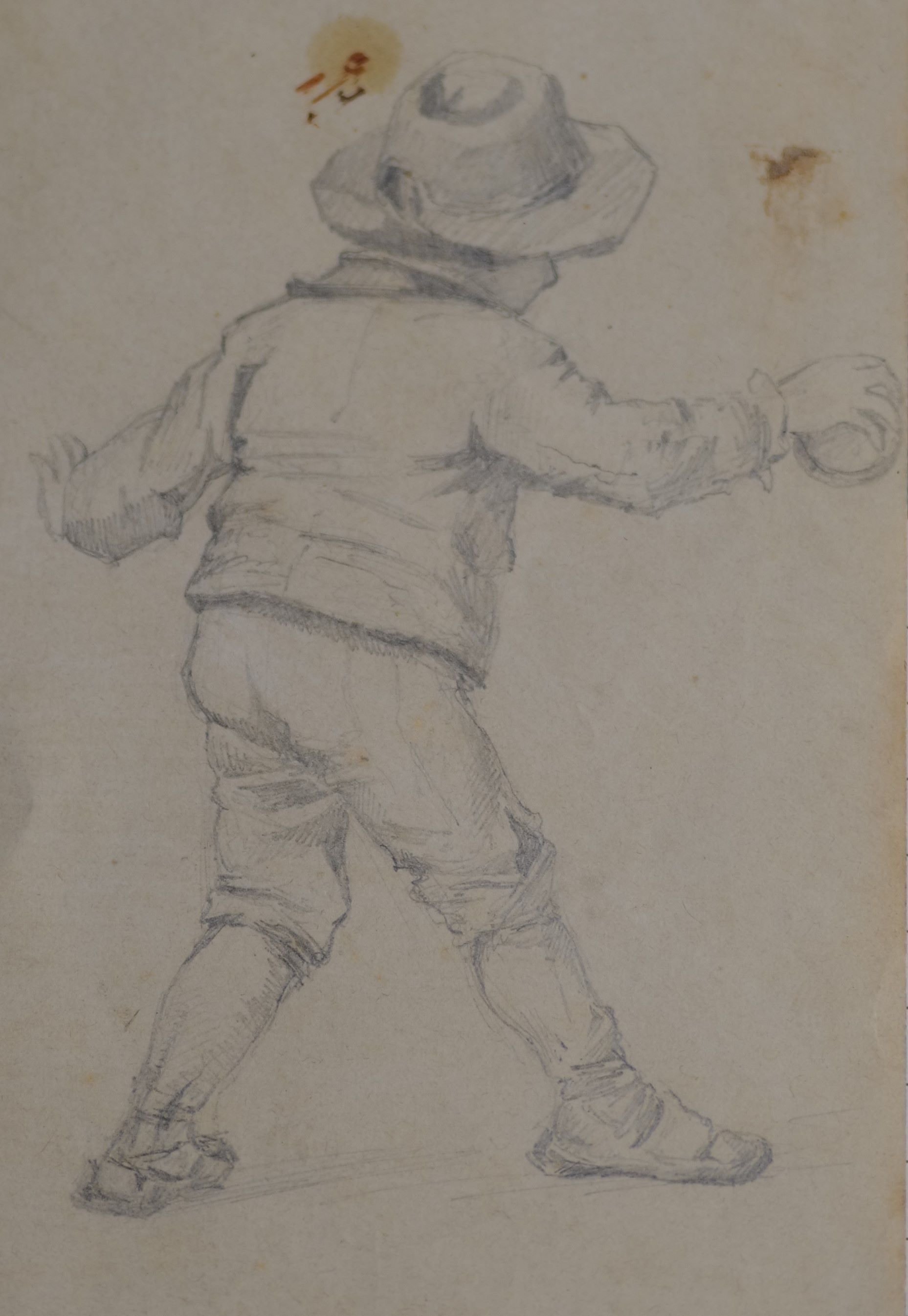 Junge mit Hut und Ball (Stiftung Fürst-Pückler-Museum Park und Schloss Branitz CC BY-NC-SA)