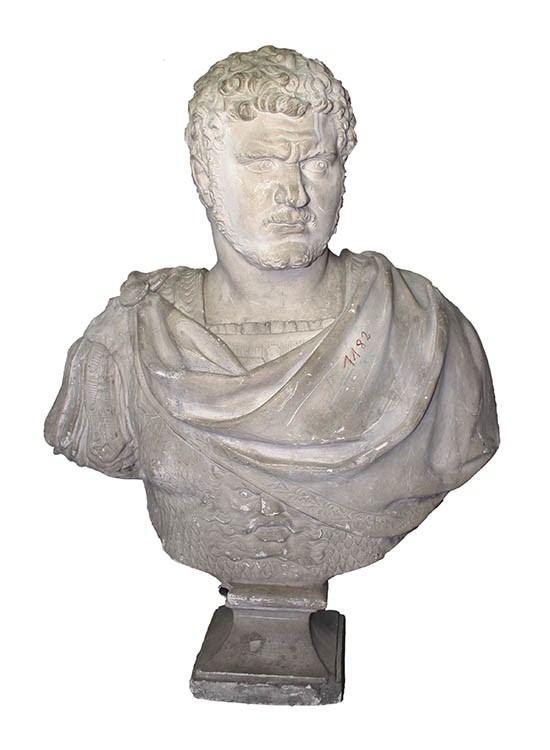 Plastik "Paludamentbüste Caracalla" (Stiftung Kunstgussmuseum Lauchhammer CC BY-NC-SA)