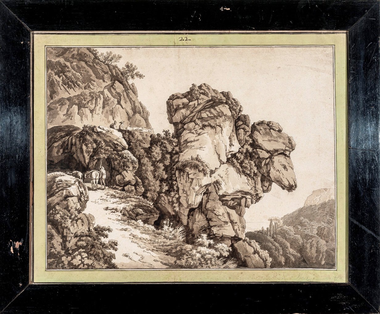 Hackert, Jakob Philipp: Landschaft bei Vietri, 1770 (Dominikanerkloster Prenzlau CC BY-NC)