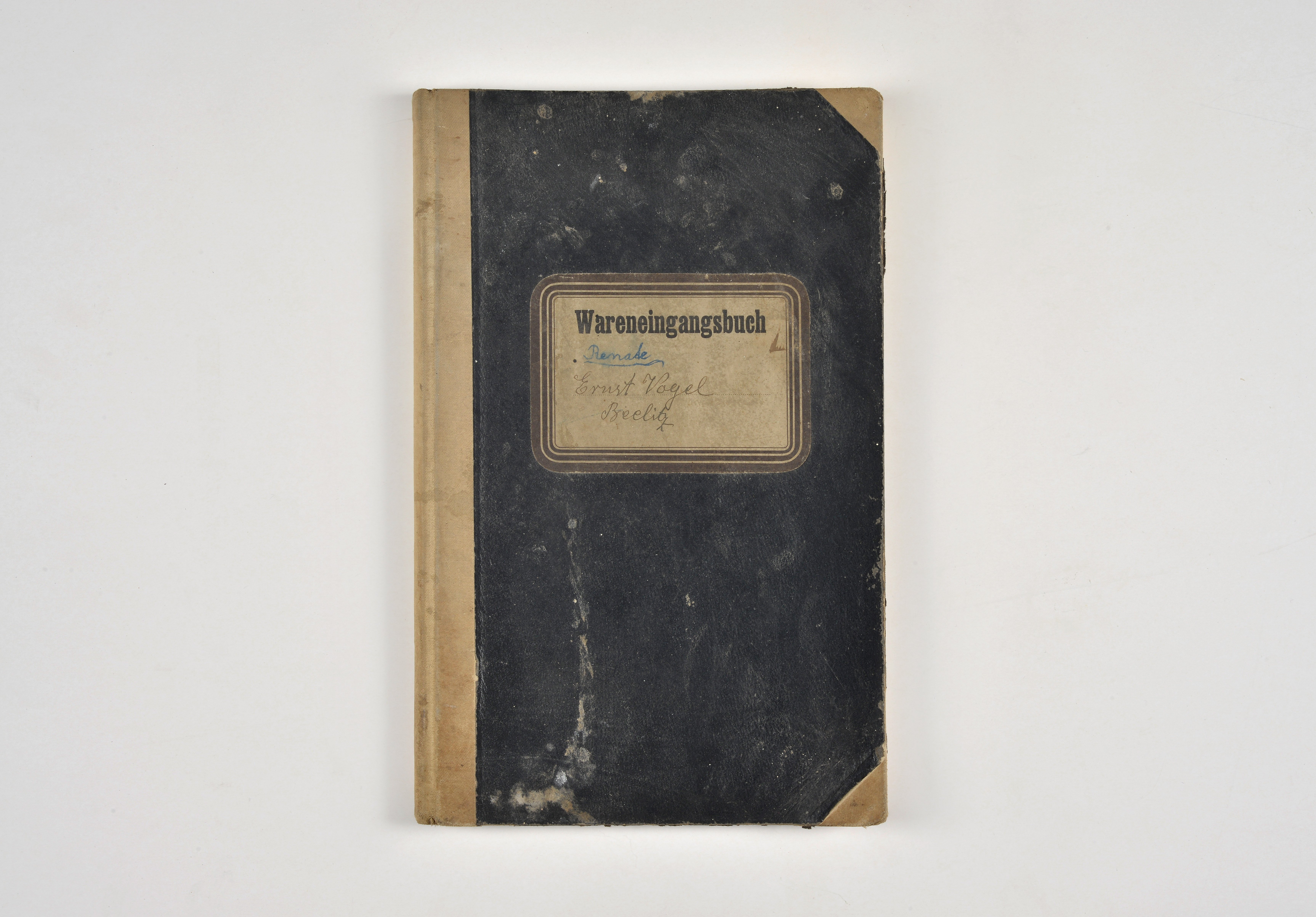 Wareneingangsbuch (Museen Beelitz CC BY-NC-SA)