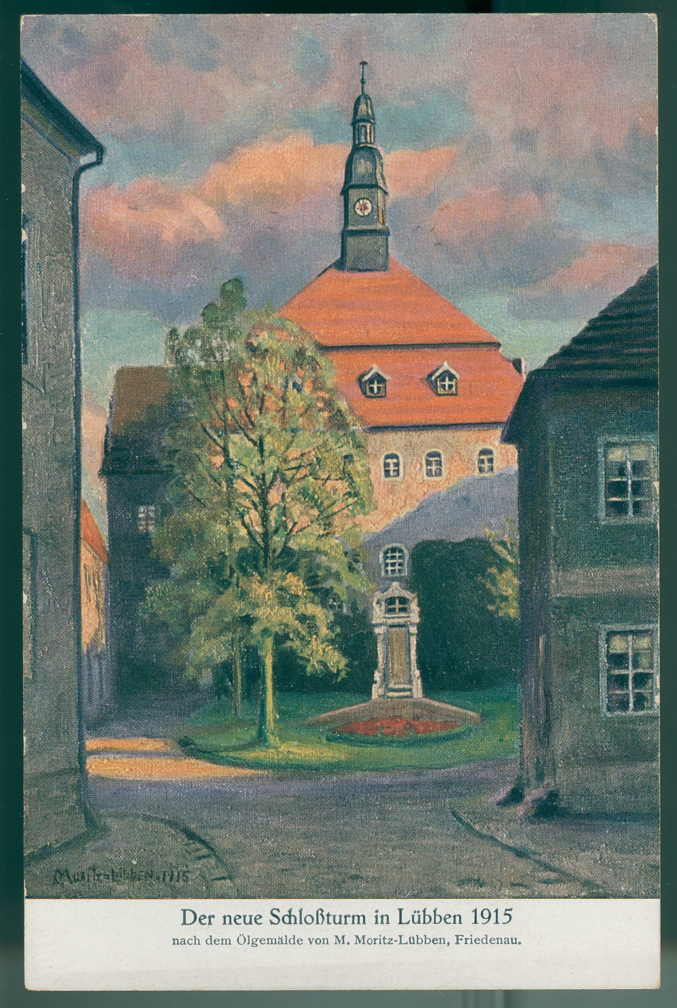 Moritz, Marie Elisabeth (Vorlage): Lübben, Schlossturm von Osten nach der Restaurierung (Postkarte) (Stadt- und Regionalmuseum Lübben CC BY-NC)