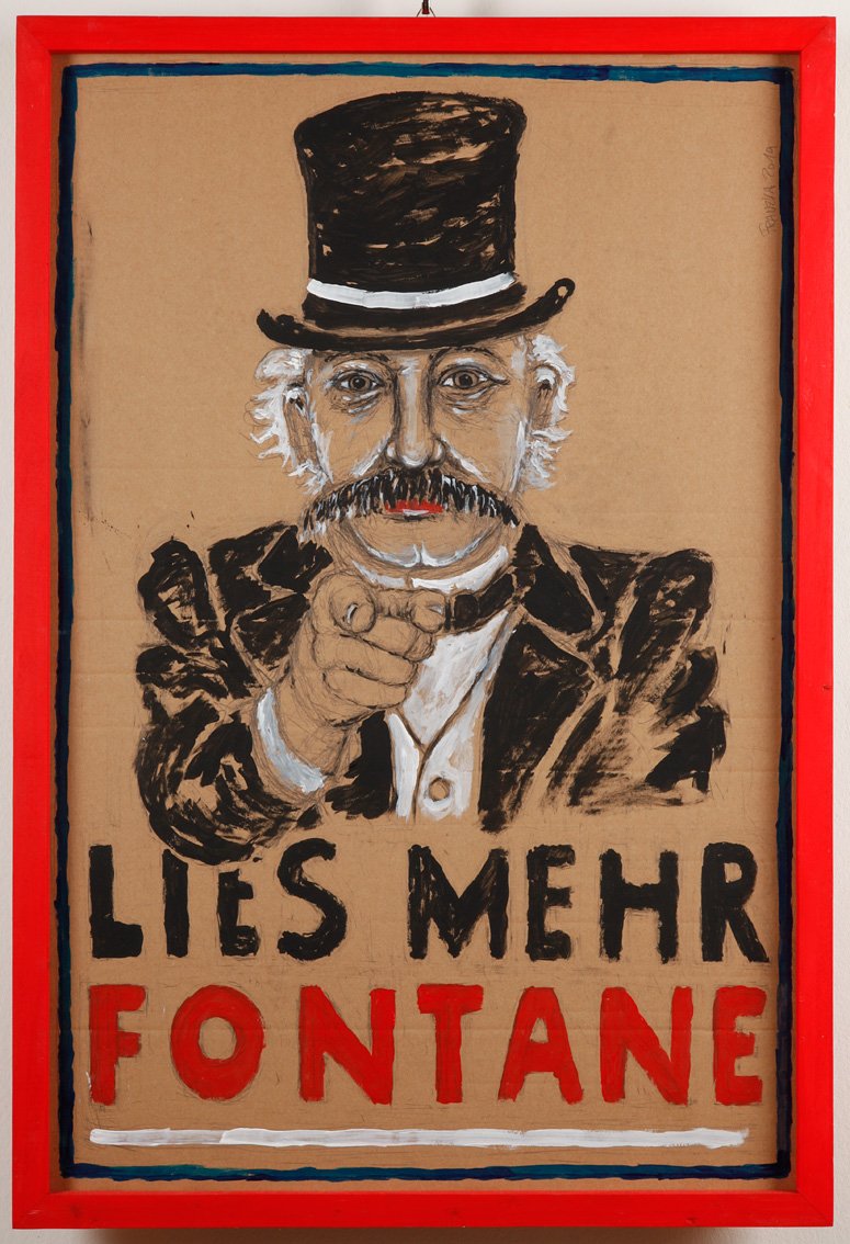 Sebastian Franzka - Lies mehr Fontane (Museum Schloss Lübben CC BY-NC-SA)