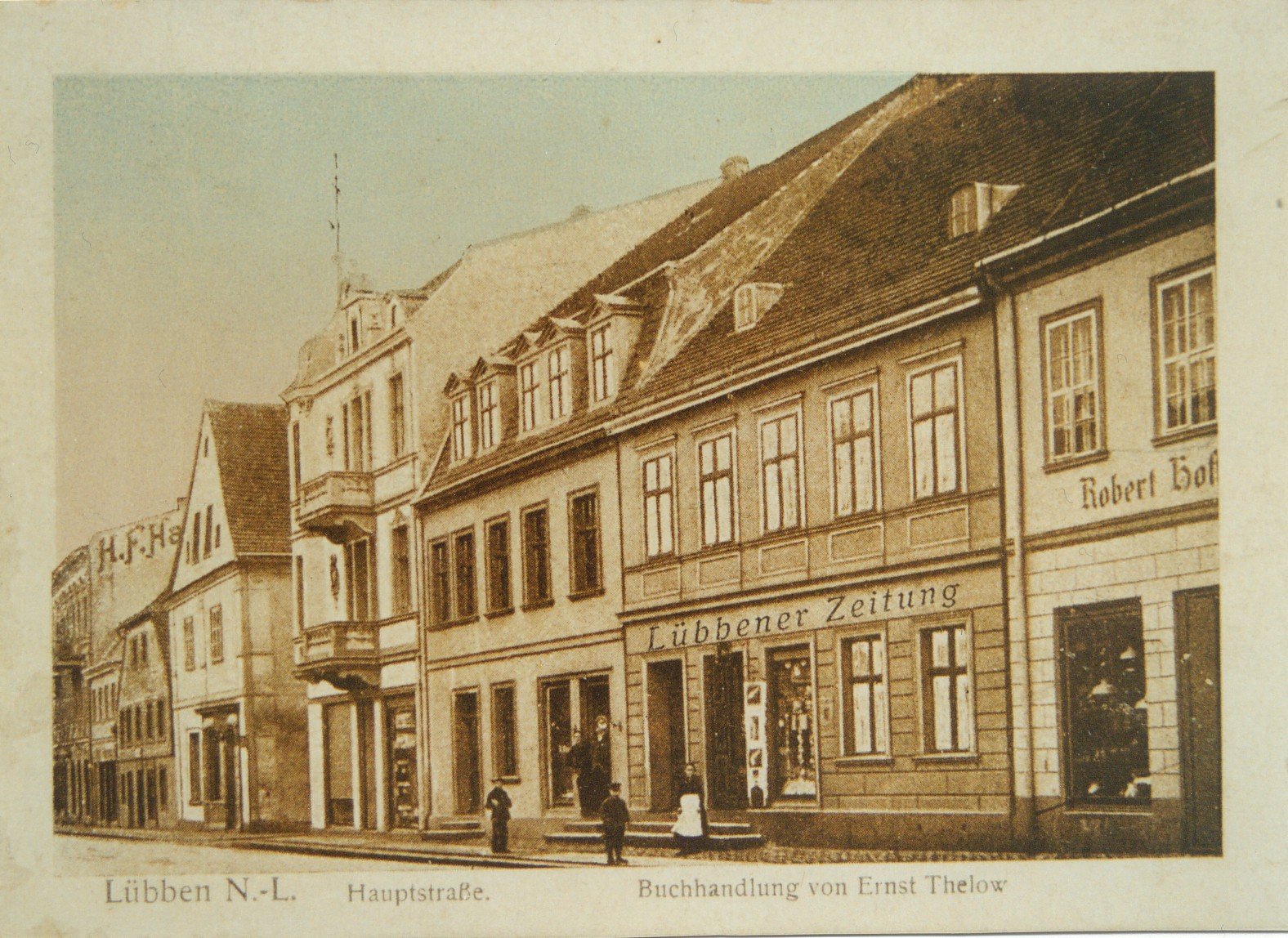 Buchdruckerei Ernst Thelow, Hauptstr. 22 (Museum Schloss Lübben CC BY-NC-SA)