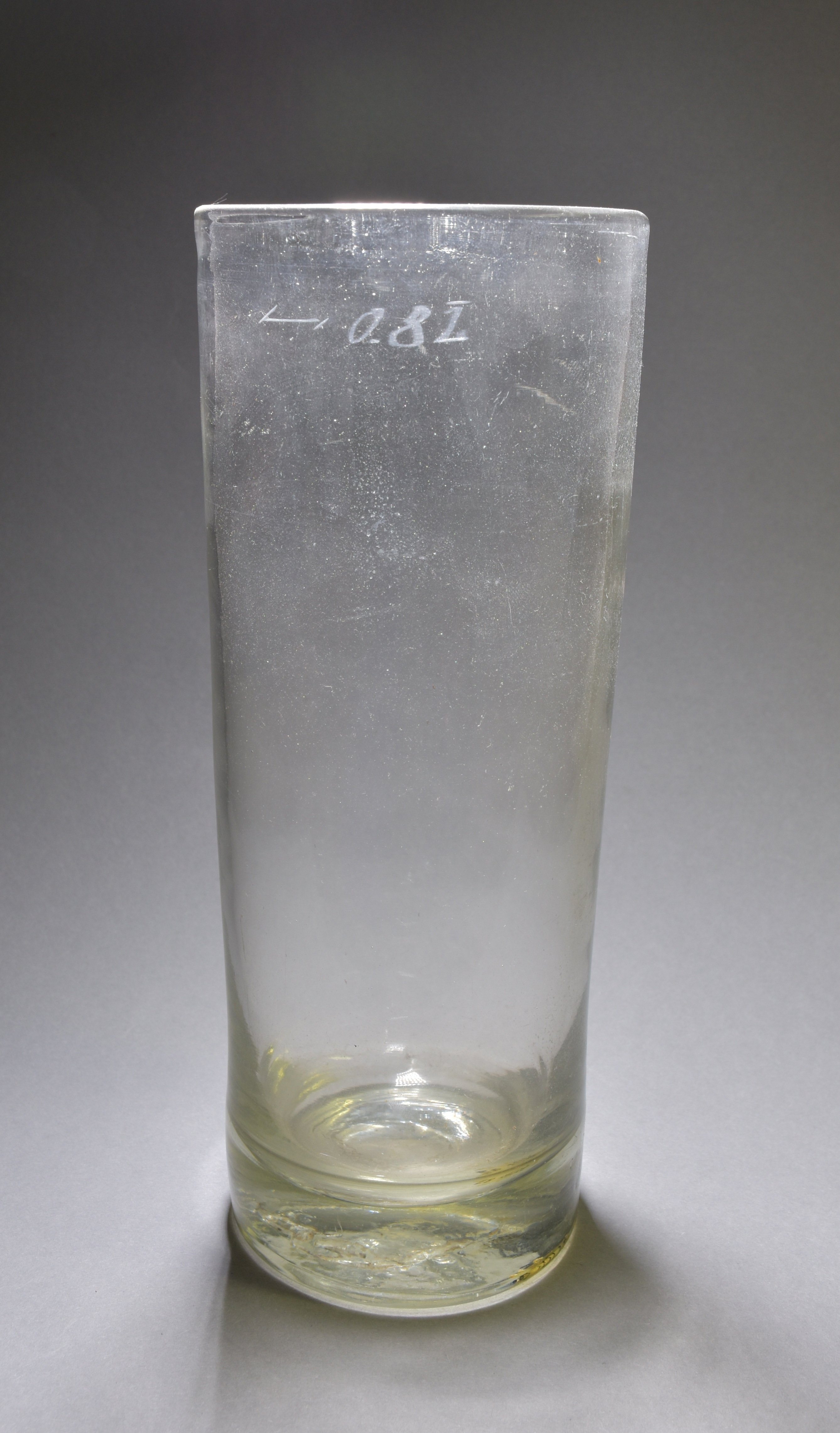 Stangenglas für Bier (Heimatmuseum Dahme/Mark CC BY-NC-SA)