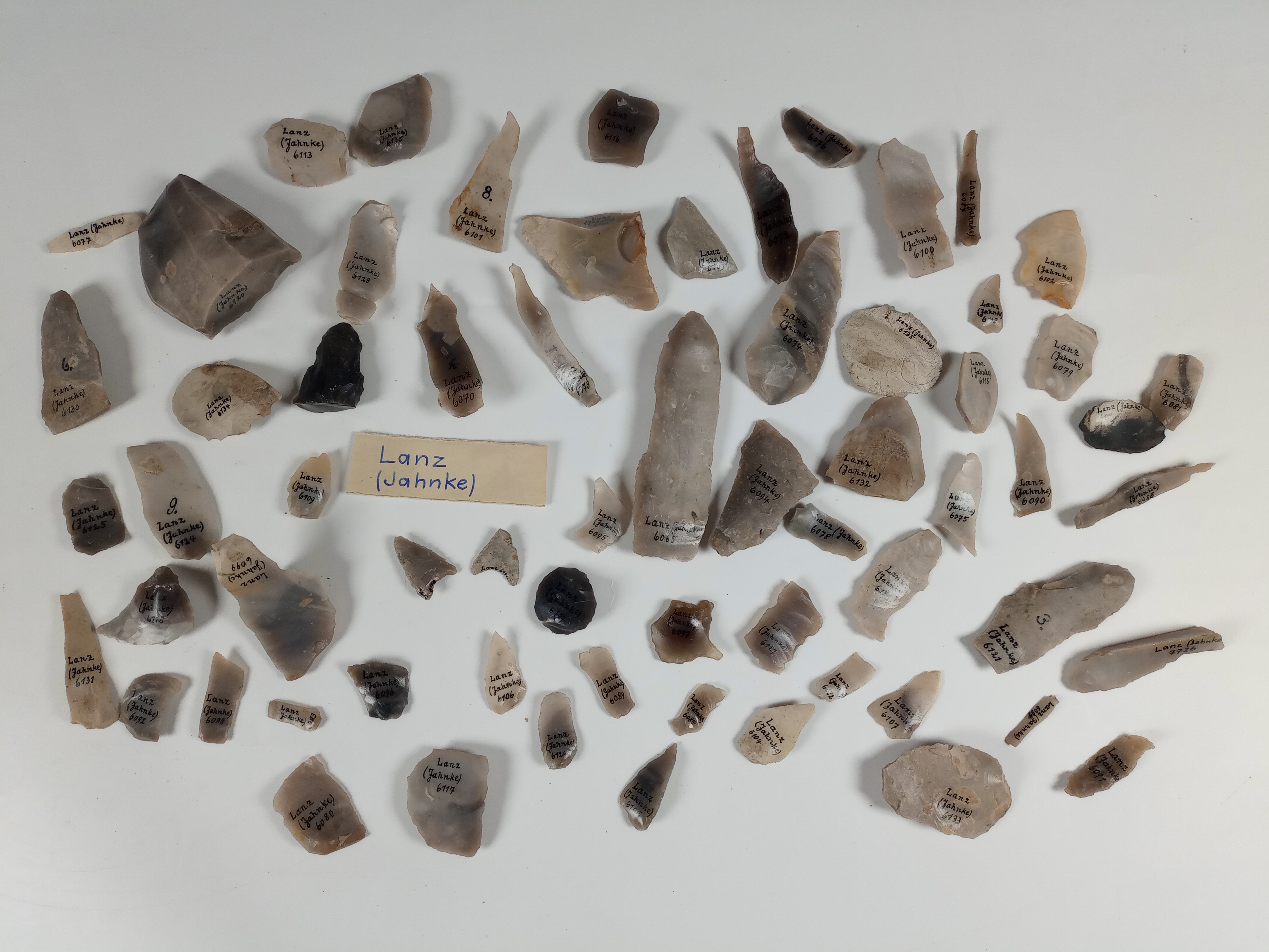 Steinzeitwerkzeuge und -waffen (Stadt- und Regionalmuseum Perleberg CC BY-NC-SA)