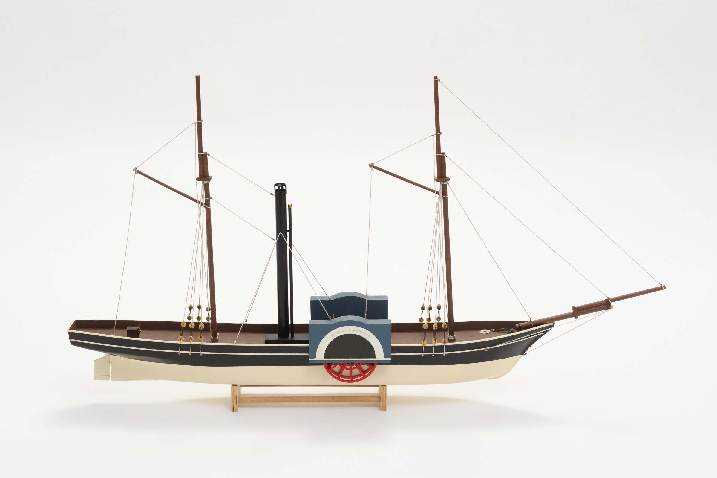 Modell KRONPRINZESSIN ELISABETH (Binnenschifffahrts-Museum Oderberg CC BY-NC-SA)