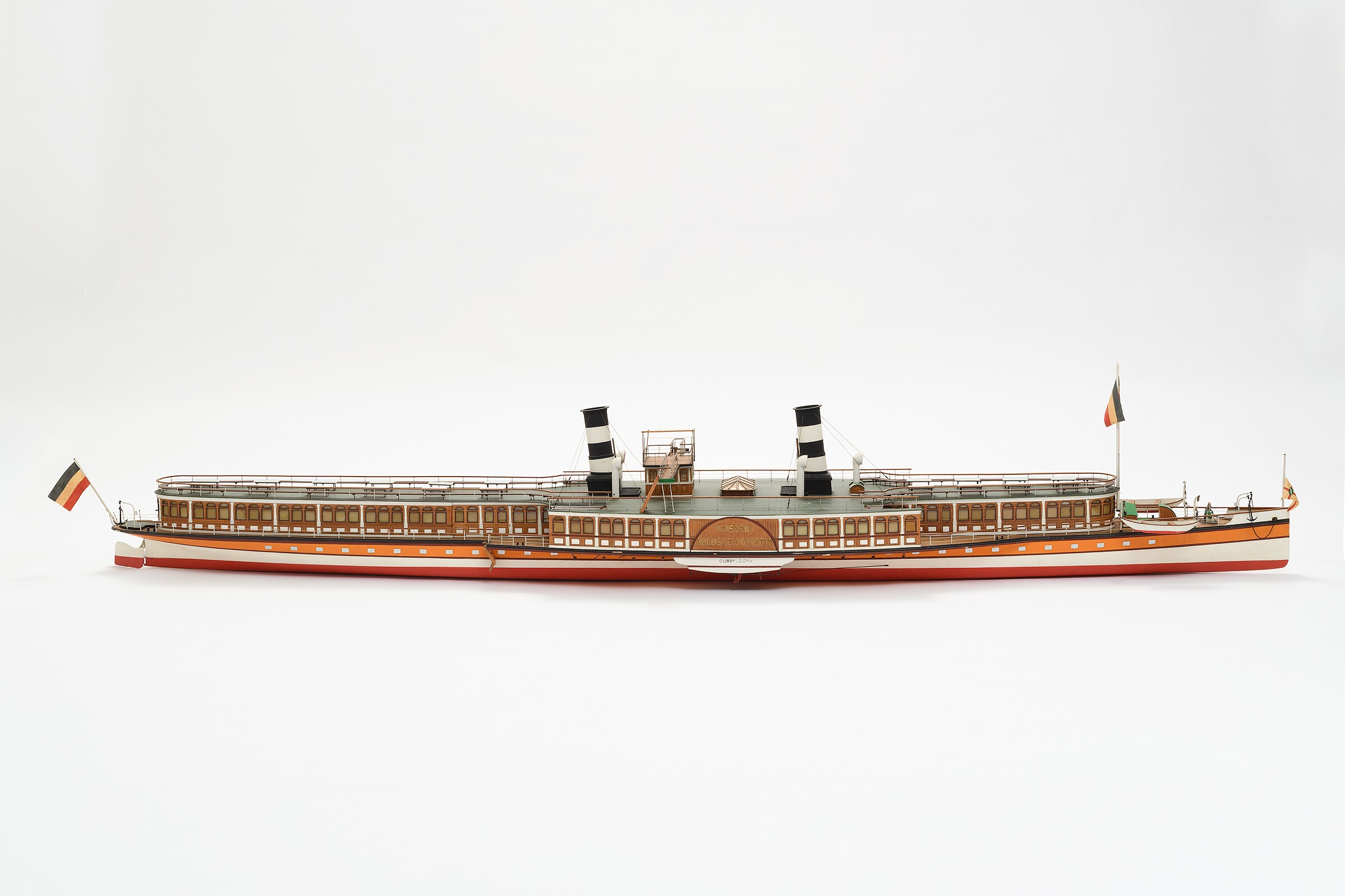 Modell KAISERIN AUGUSTE VICTORIA (Binnenschifffahrts-Museum Oderberg CC BY-NC-SA)