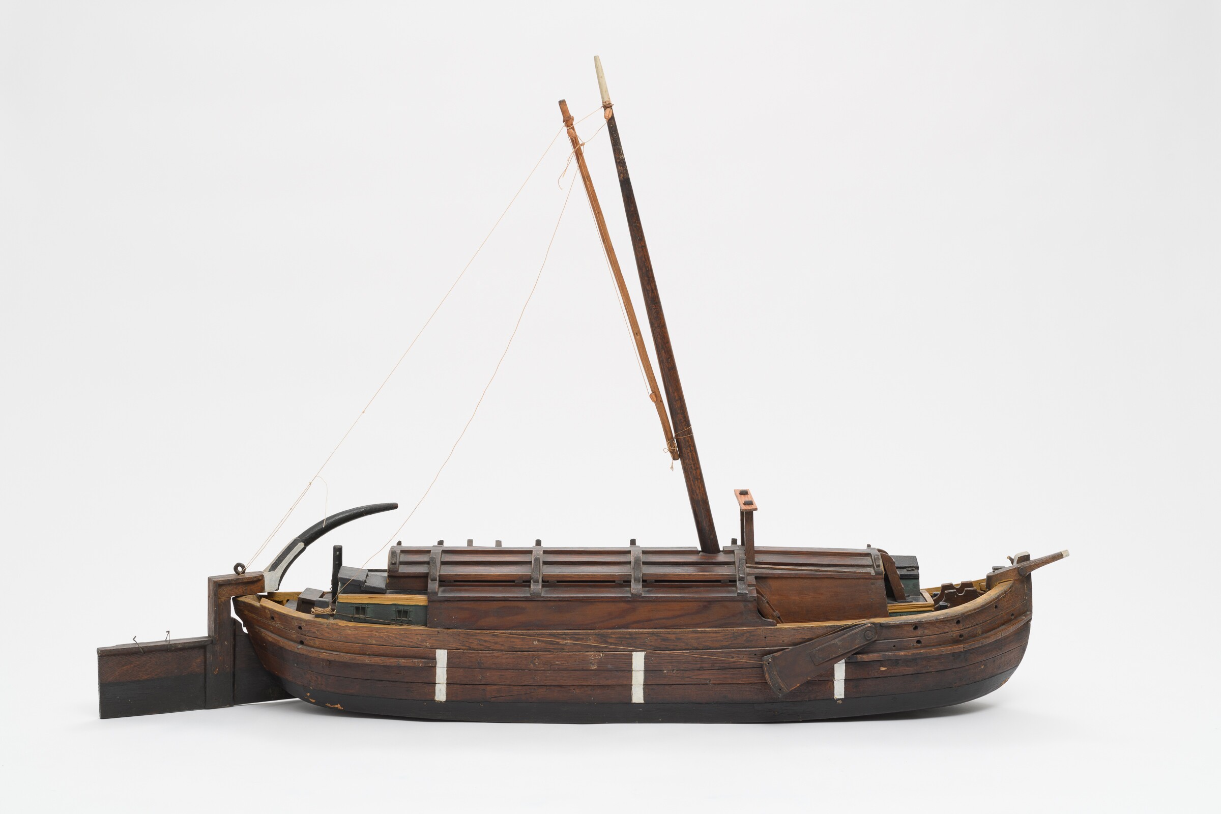Modell Finowmaßkahn (Binnenschifffahrts-Museum Oderberg CC BY-NC-SA)