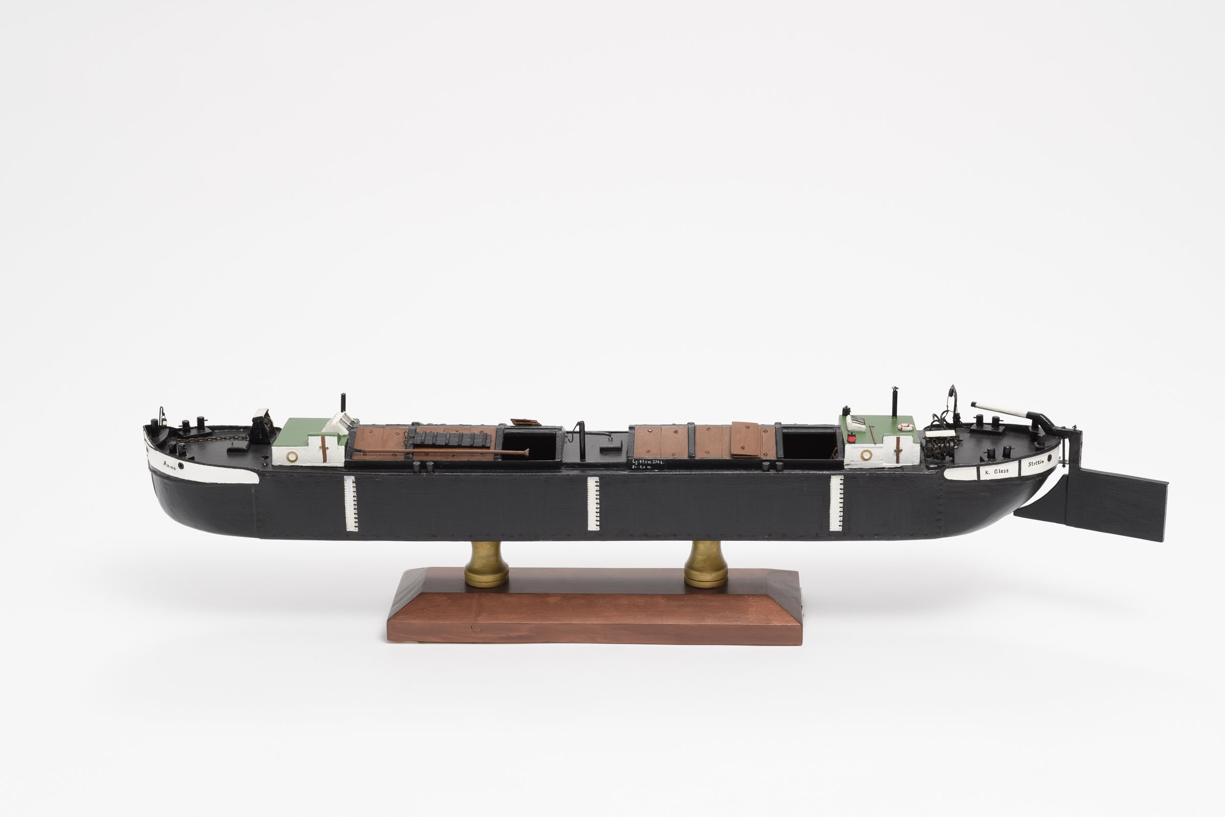 Modell Lastkahn ANNA (Binnenschifffahrts-Museum Oderberg CC BY-NC-SA)