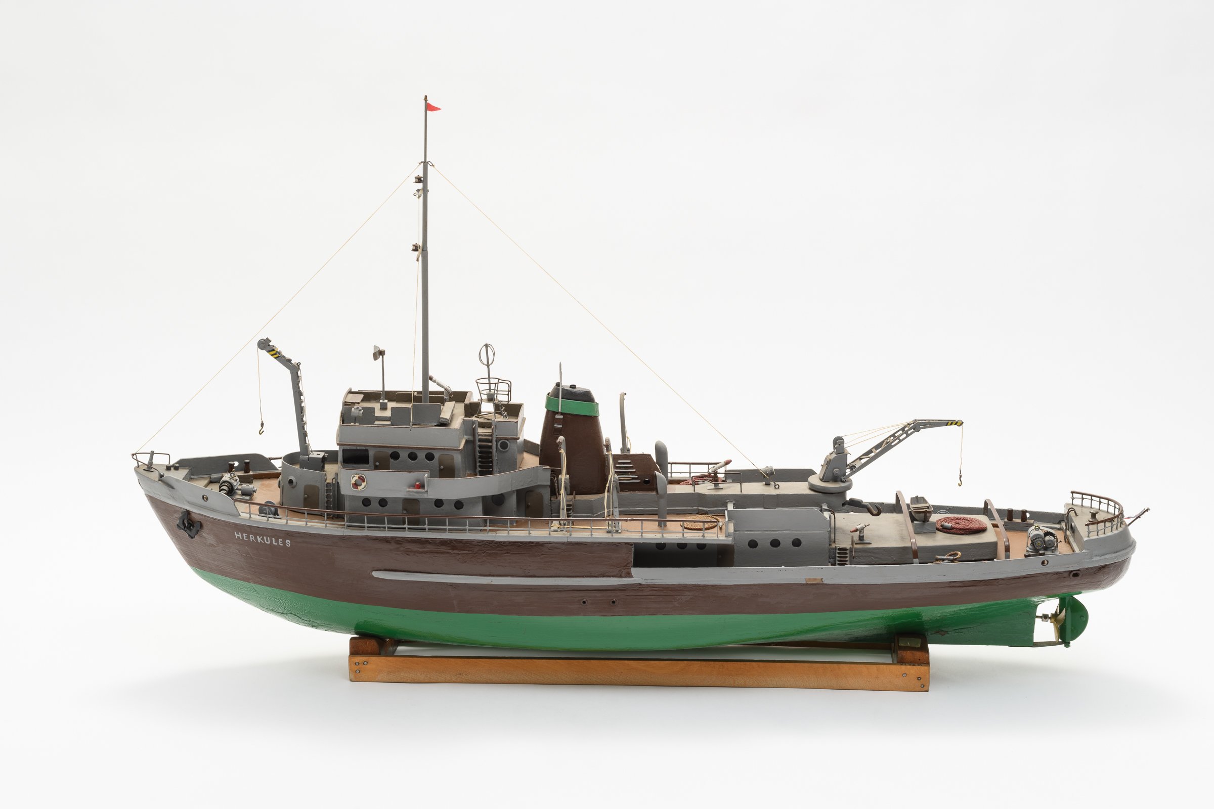 Modell Dampfer HERKULES (Binnenschifffahrts-Museum Oderberg CC BY-NC-SA)
