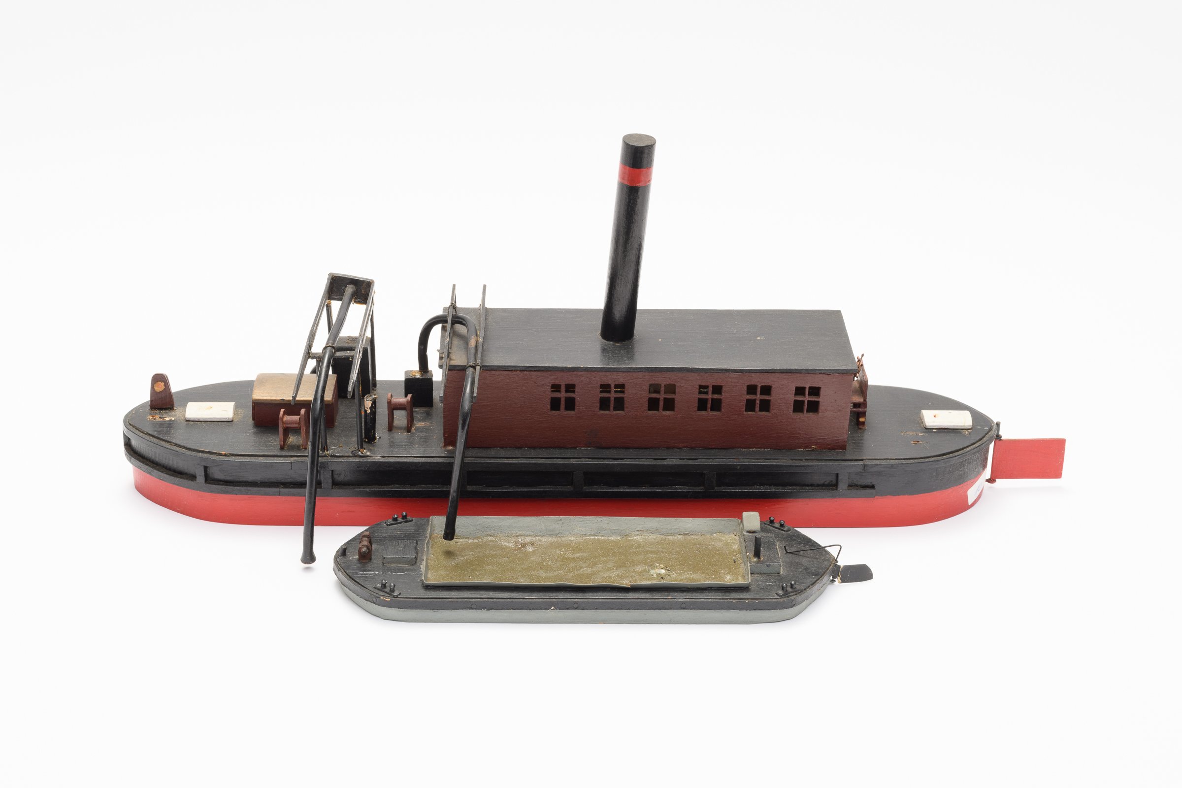 Modell eines Spülers (Binnenschifffahrtsmuseum Oderberg CC BY-NC-SA)