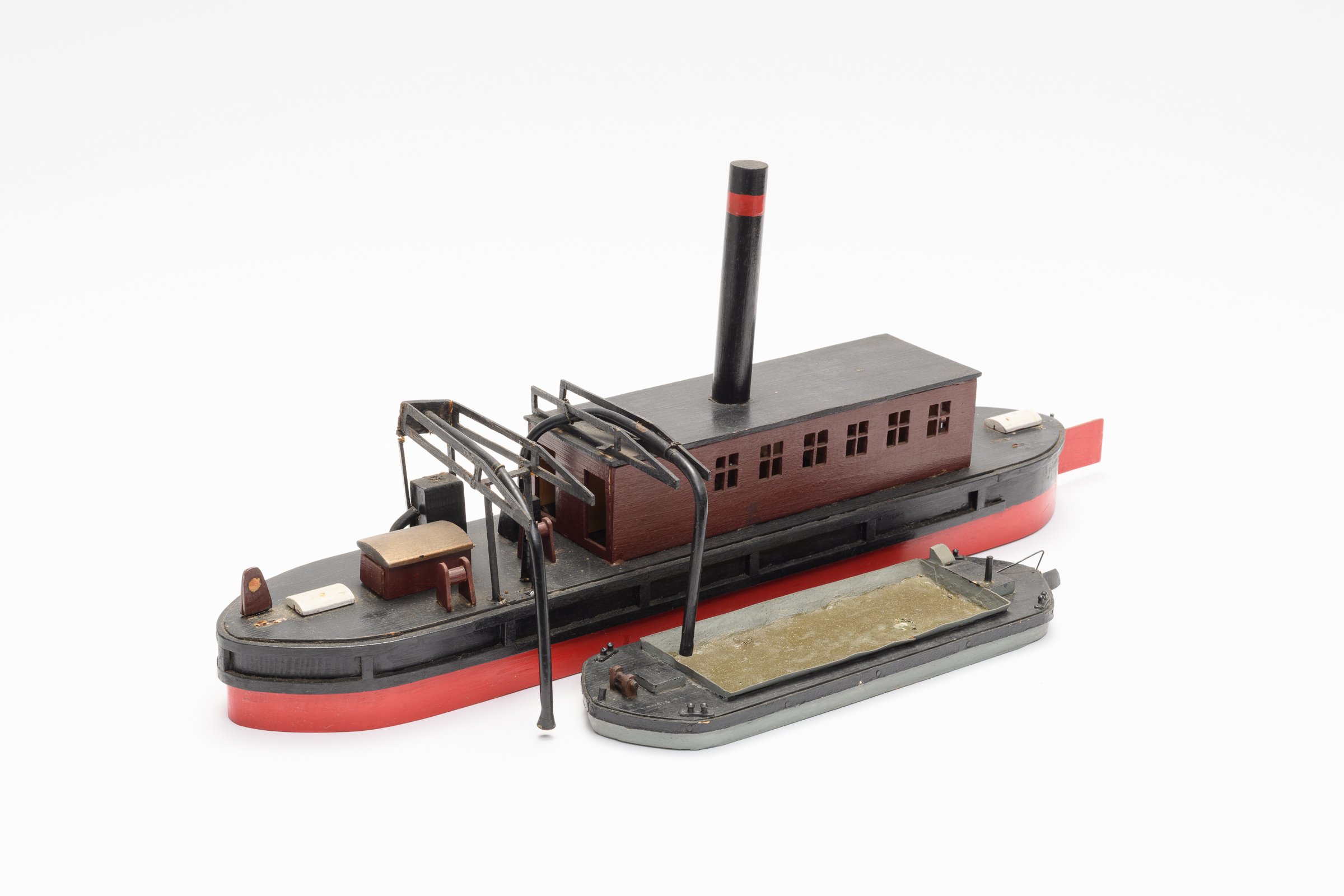 Modell einer Spülschute (Binnenschifffahrtsmuseum Oderberg CC BY-NC-SA)
