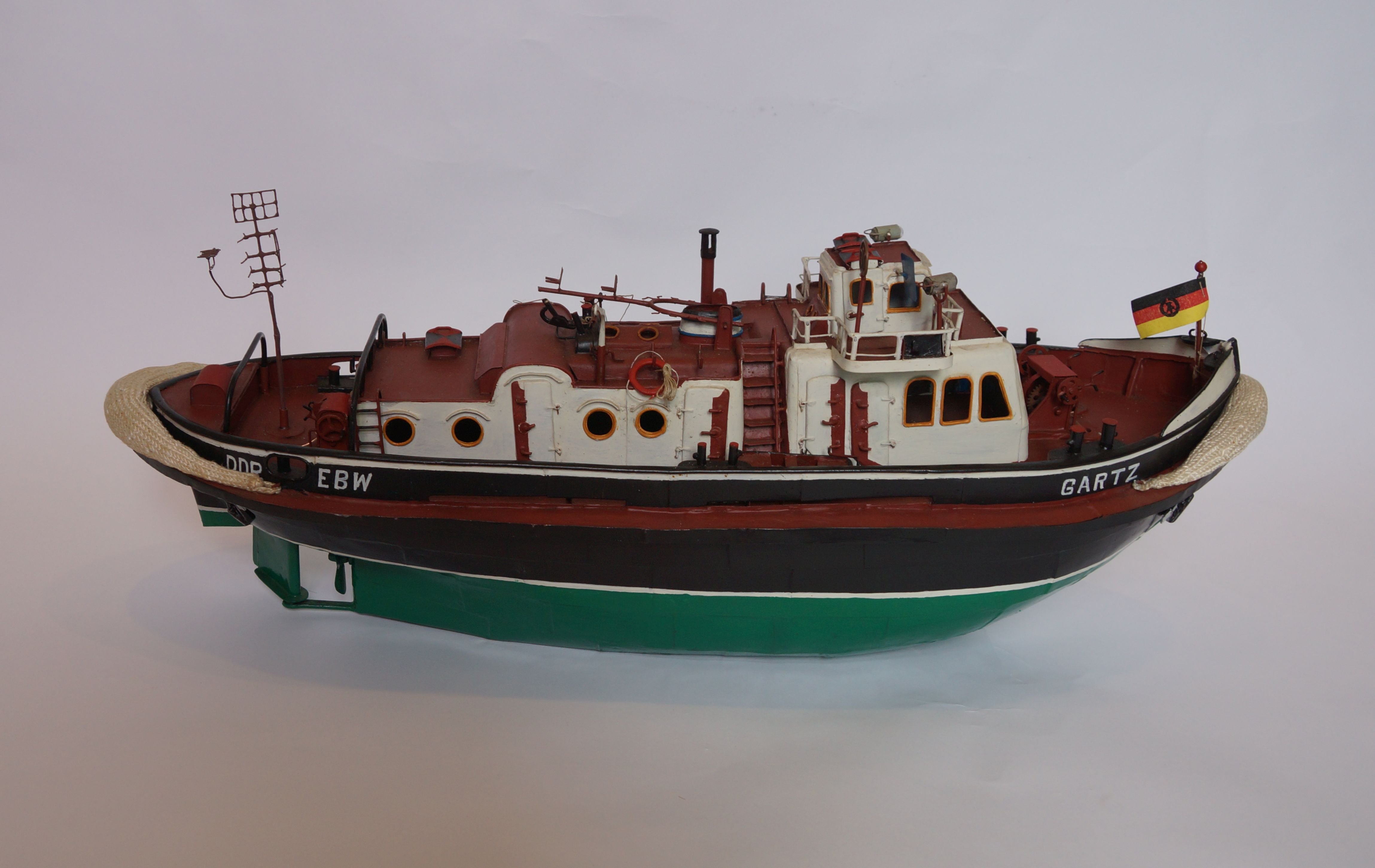 Modell Eisbrecher GARTZ (Binnenschifffahrtsmuseum Oderberg CC BY-NC-SA)