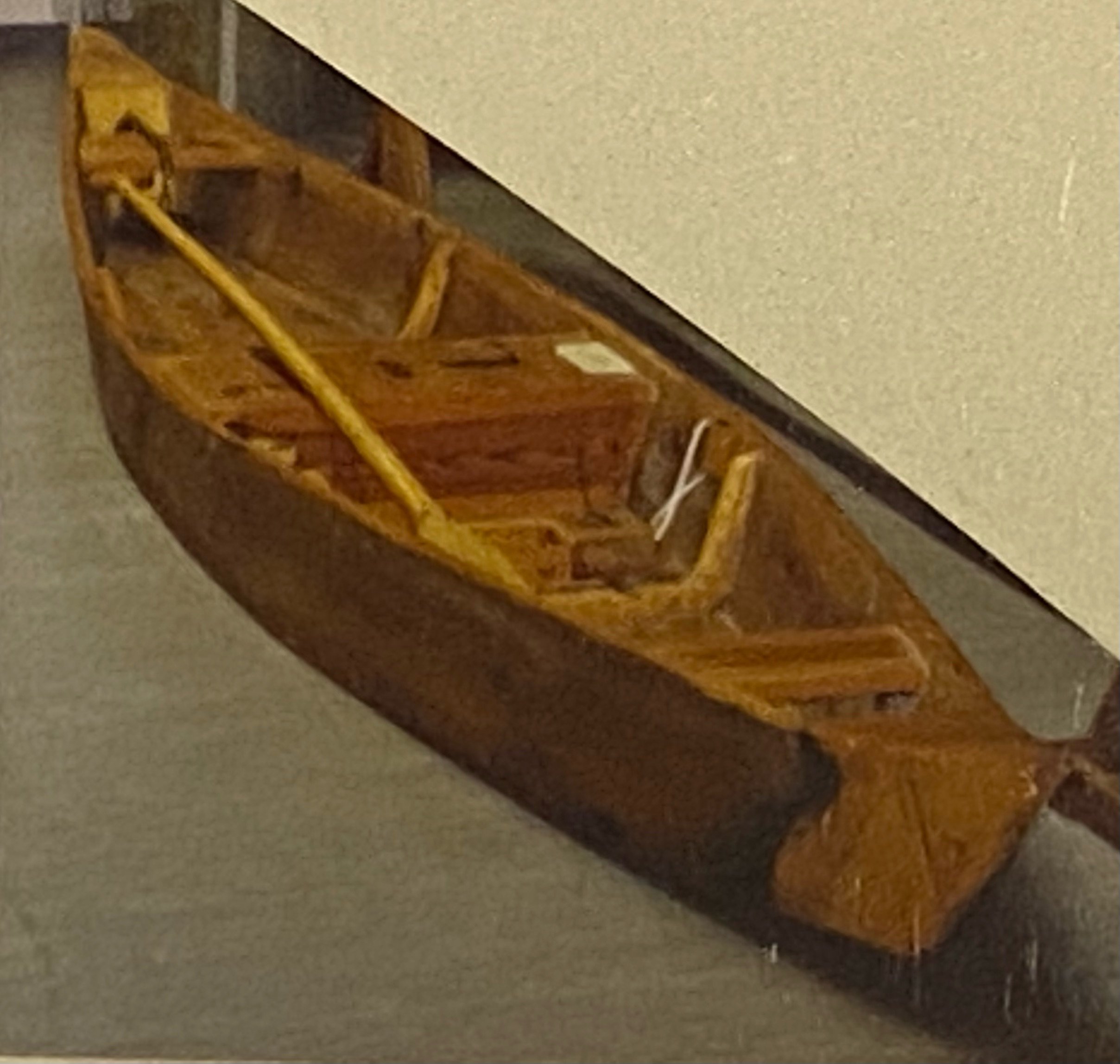 Modell Oderberger Fischerkahn (Binnenschifffahrtsmuseum Oderberg CC BY-NC-SA)