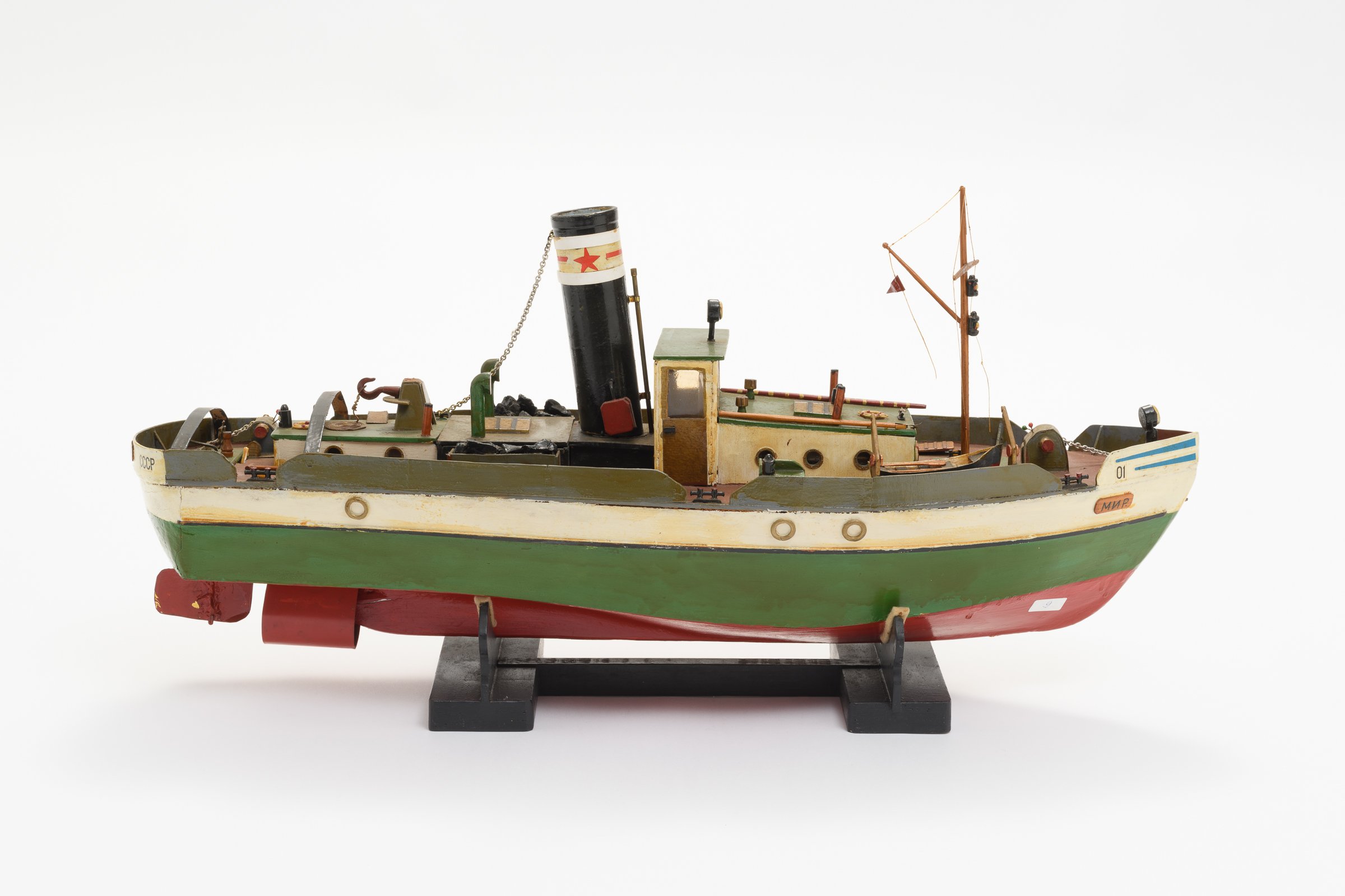 Modell Schleppdampfer МИР (Binnenschifffahrtsmuseum Oderberg CC BY-NC-SA)