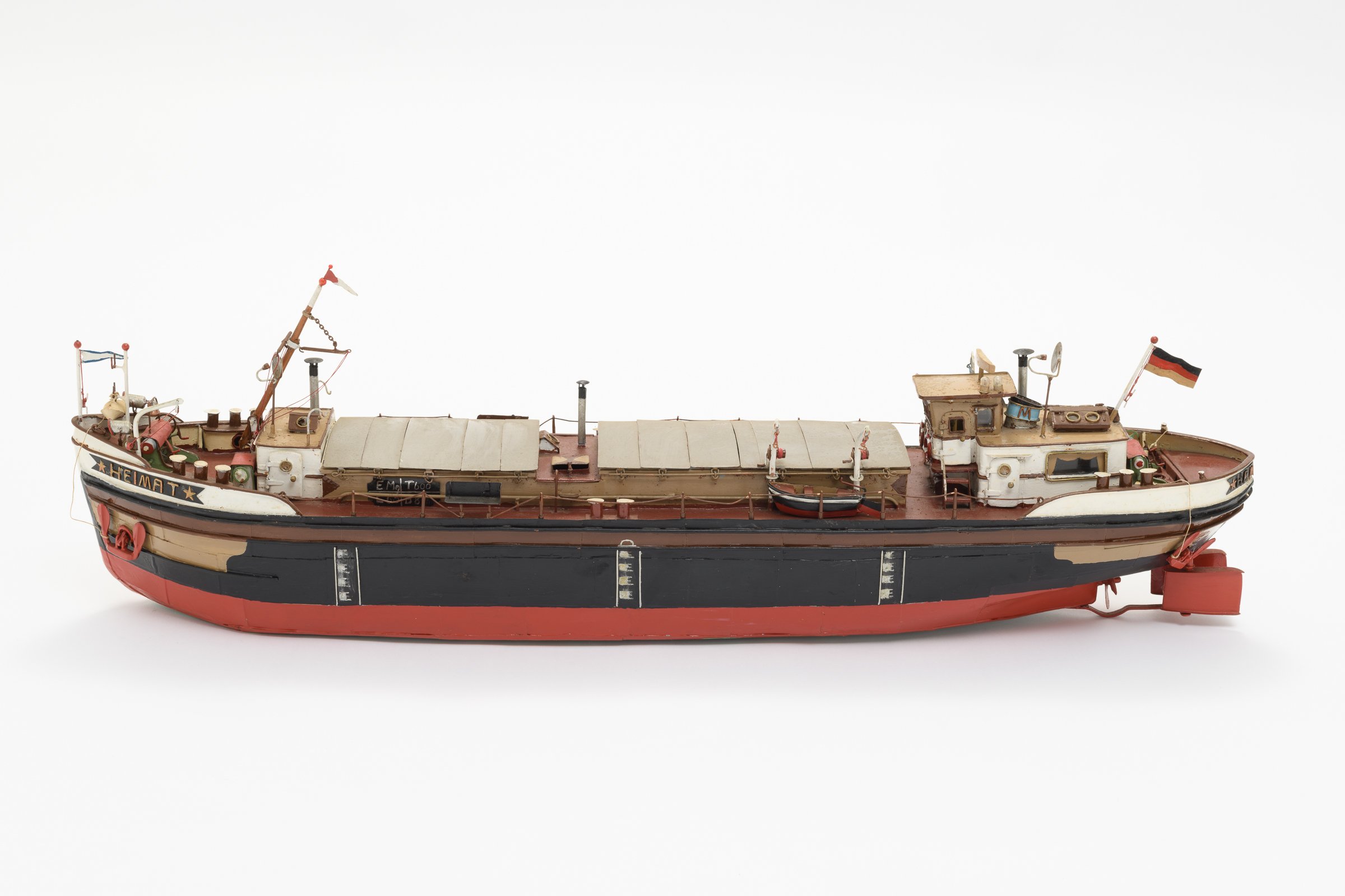 Modell Schlepper HEIMAT (Binnenschifffahrtsmuseum Oderberg CC BY-NC-SA)