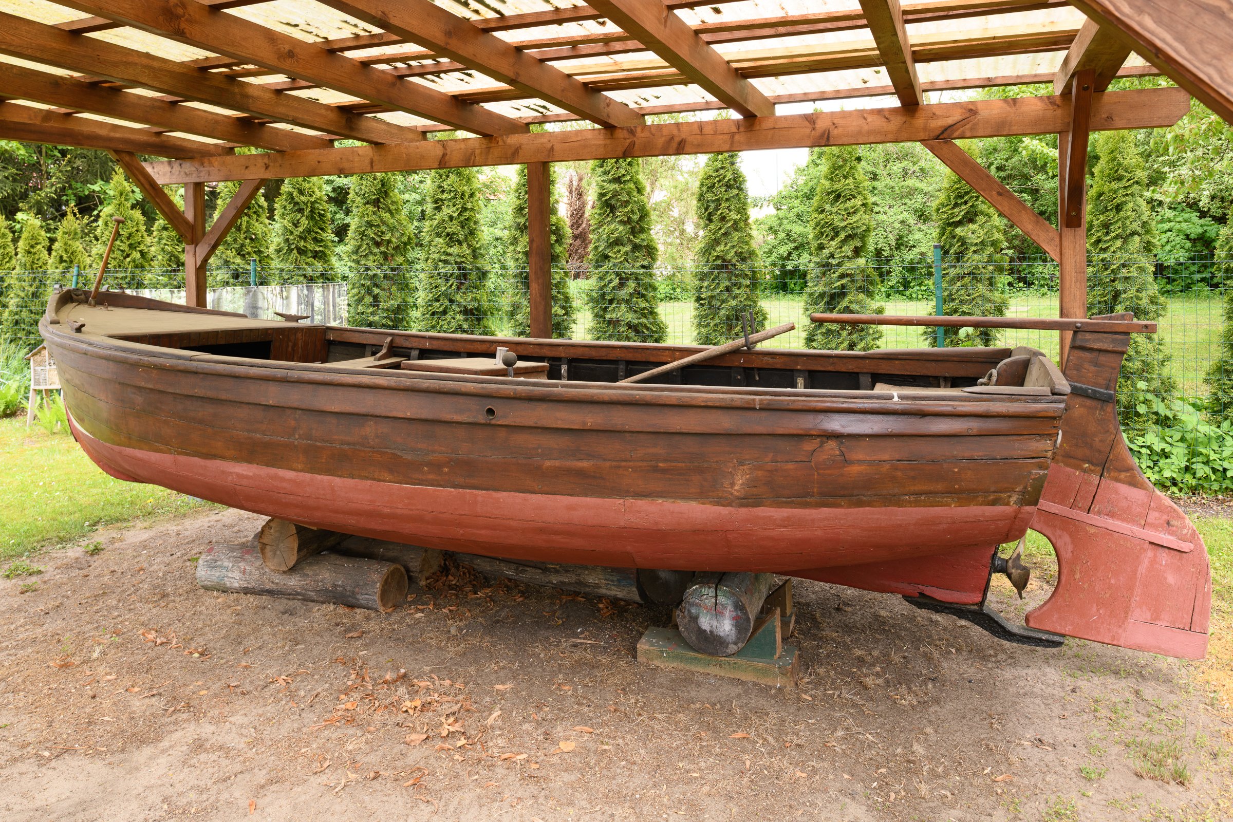 Holzboot PLATTFISCH (Binnenschifffahrtsmuseum Oderberg CC BY-NC-SA)