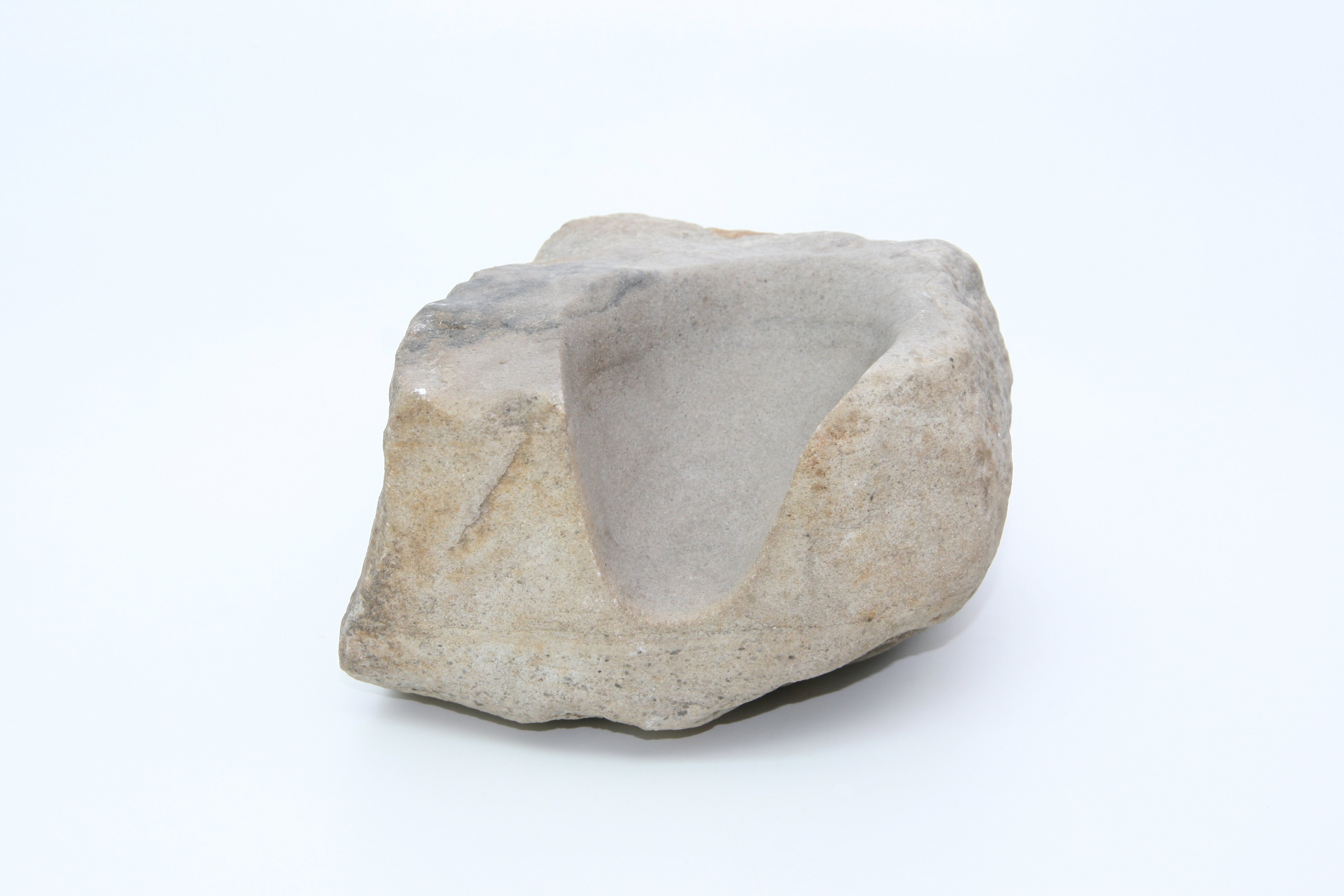 Sandstein mit Auswaschung (Binnenschifffahrts-Museum Oderberg CC BY-NC-SA)