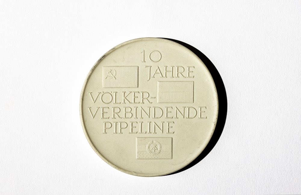Medaille 10 Jahre Druschba (Stadtmuseum Schwedt CC BY-NC-SA)