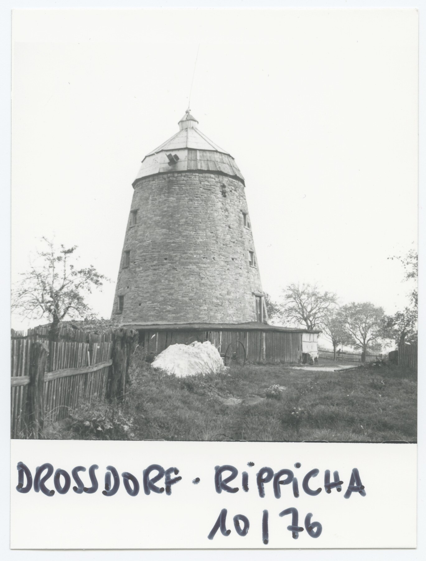Turmwindmühle Drossdorf – Rippicha (Historische Mühle von Sanssouci CC BY-NC-ND)