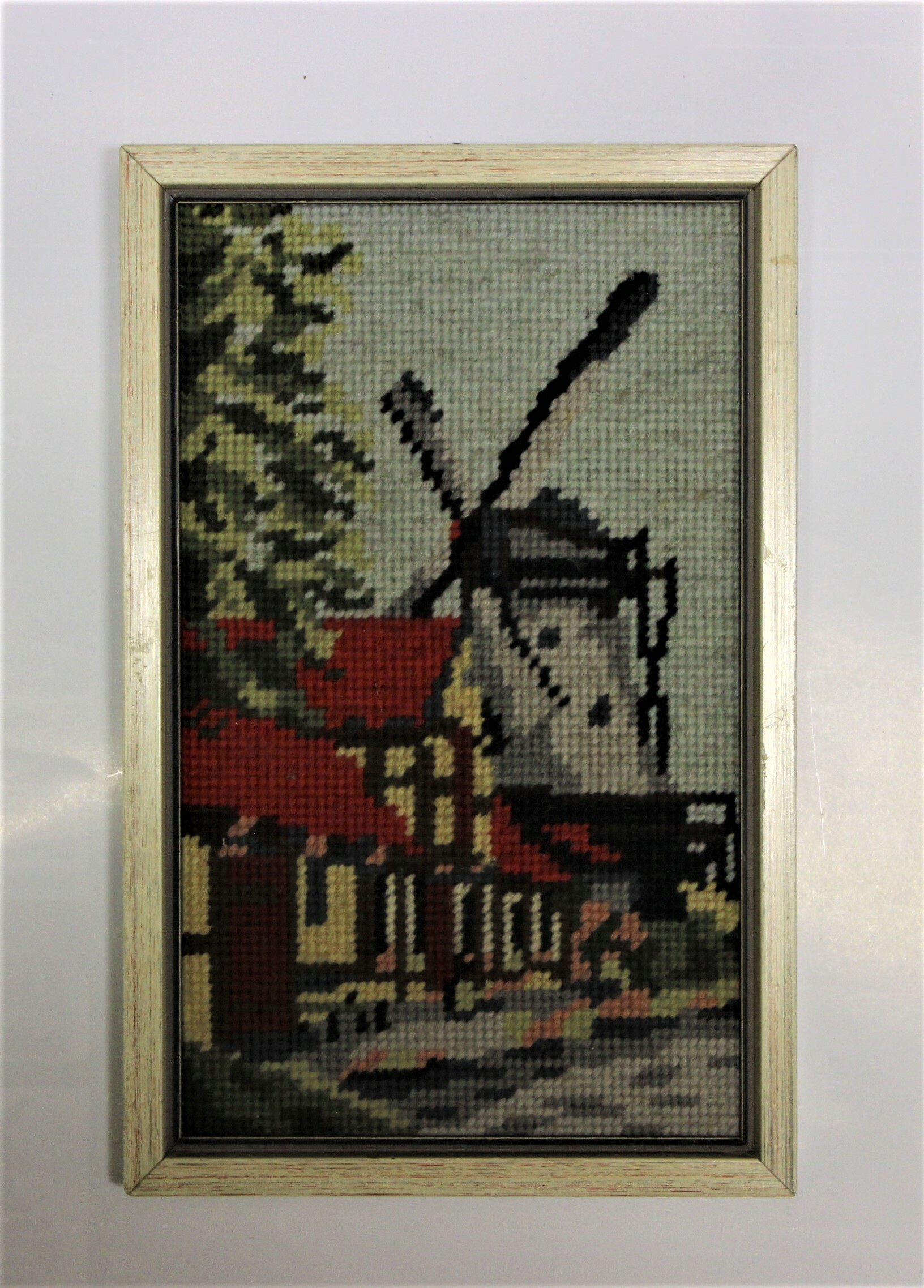Stickbild einer Galeriewindmühle (Historische Mühle von Sanssouci CC BY-NC-SA)