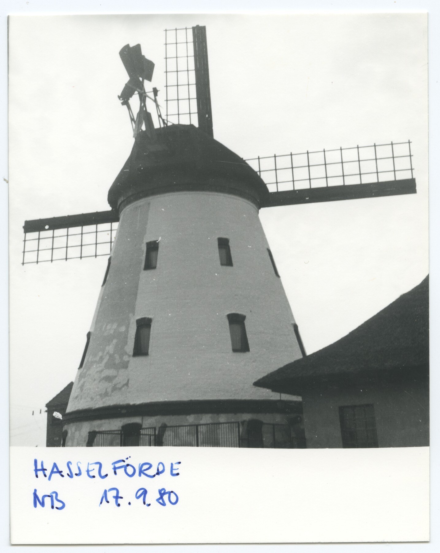 Turmholländerwindmühle Hasselförde (Historische Mühle von Sanssouci CC BY-NC-ND)