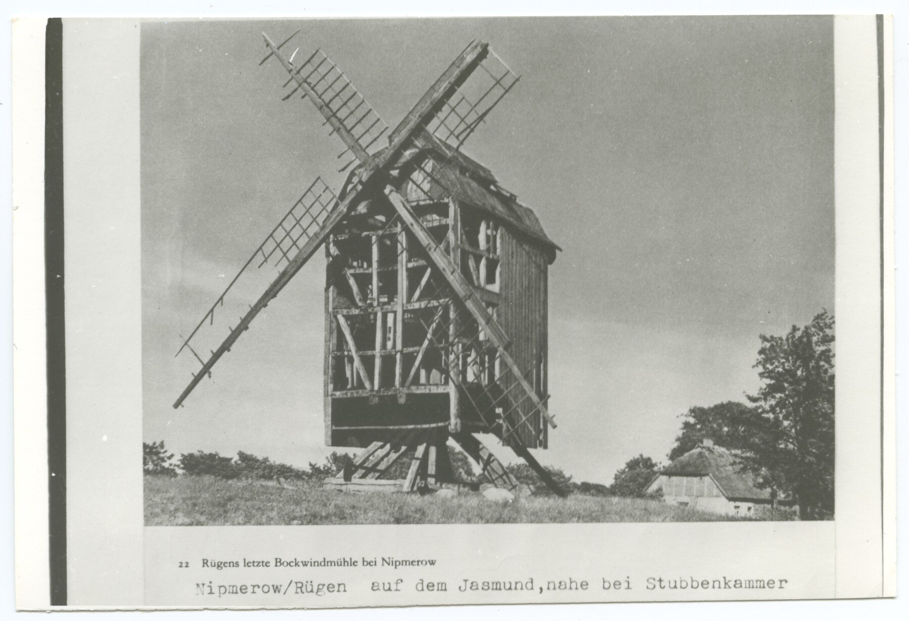 Bockwindmühle Nipmerow (Rügen) (Historische Mühle von Sanssouci CC BY-NC-ND)